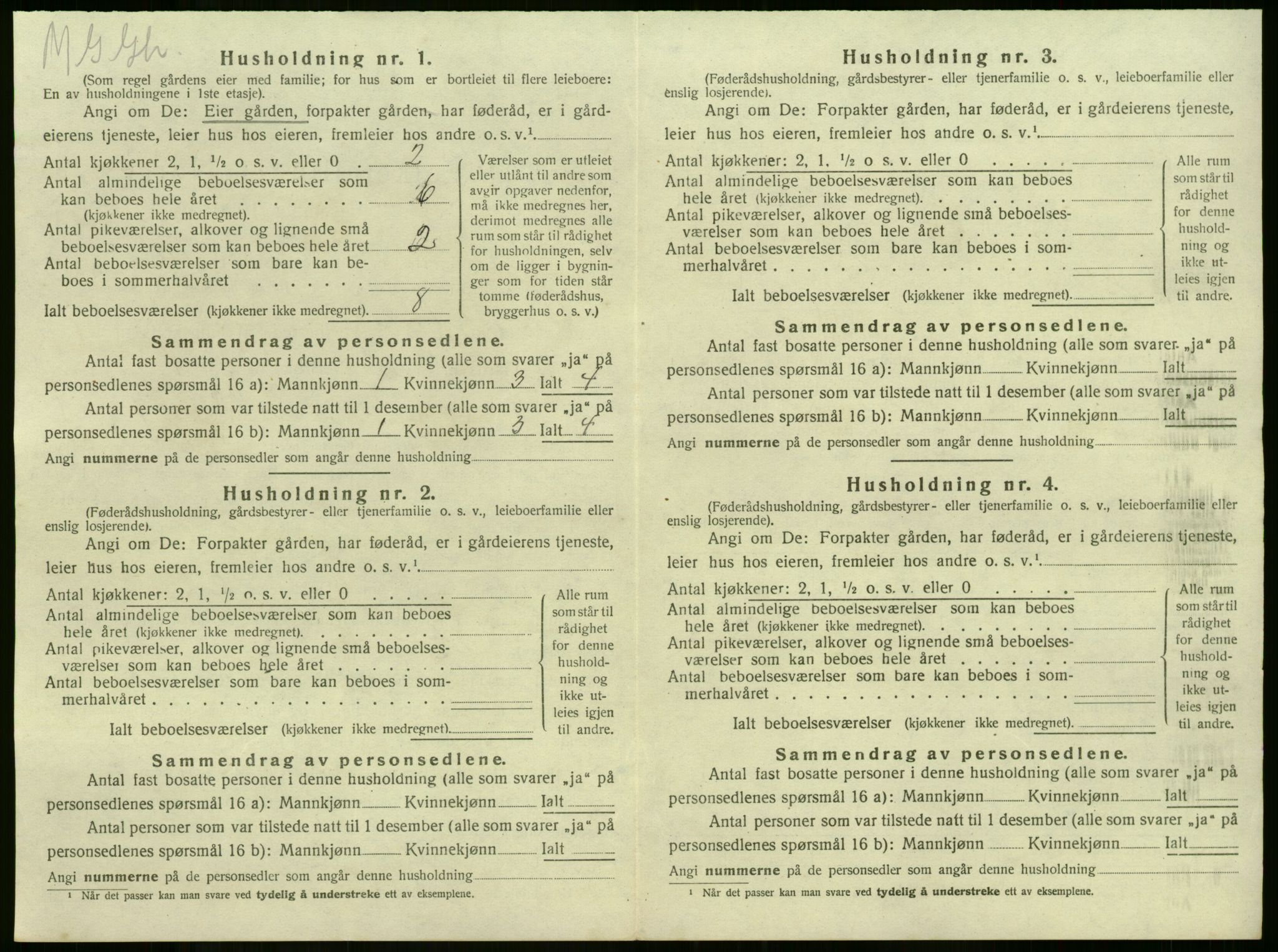 SAKO, 1920 census for Våle, 1920, p. 186