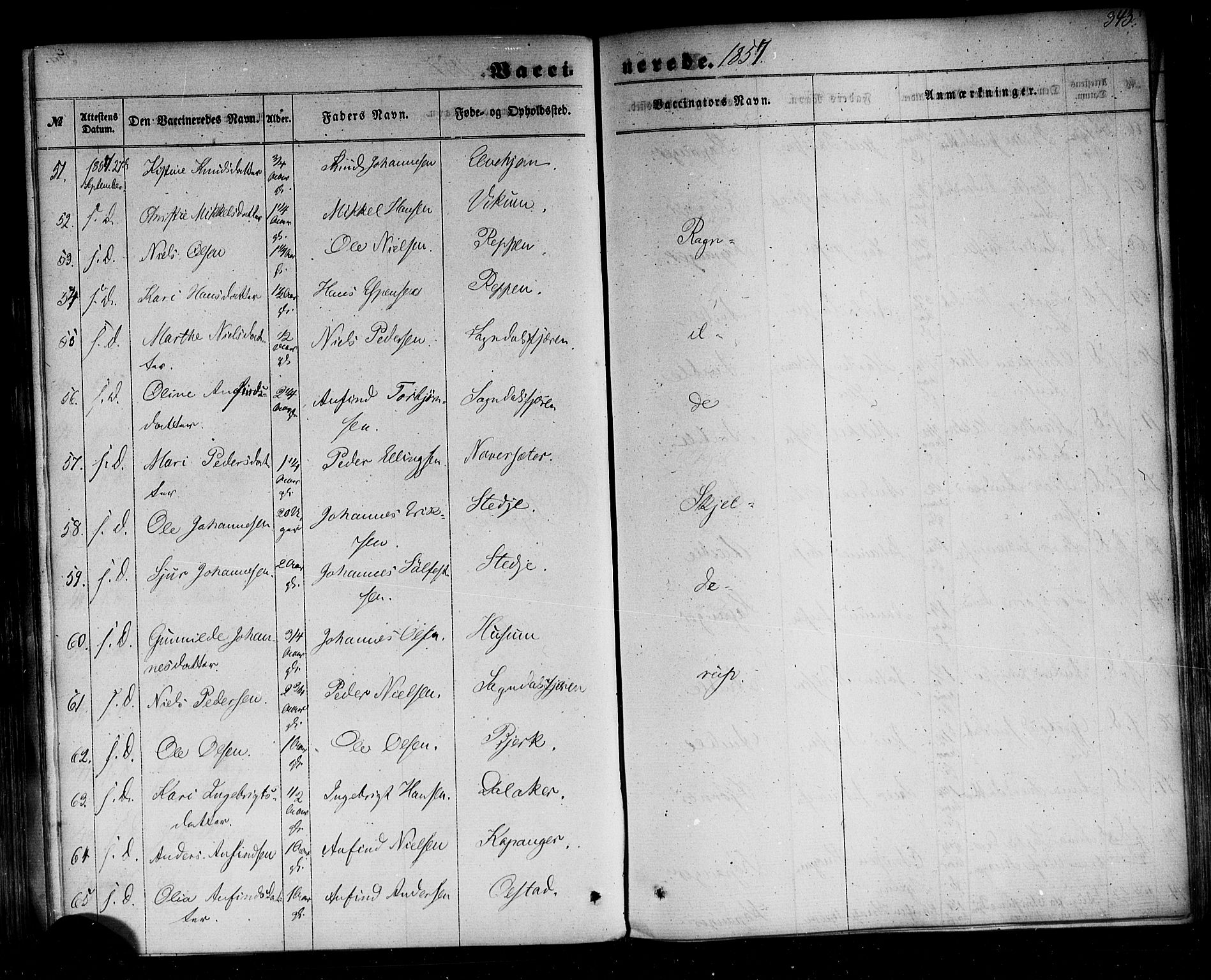 Sogndal sokneprestembete, AV/SAB-A-81301/H/Haa/Haaa/L0013: Parish register (official) no. A 13, 1859-1877, p. 343