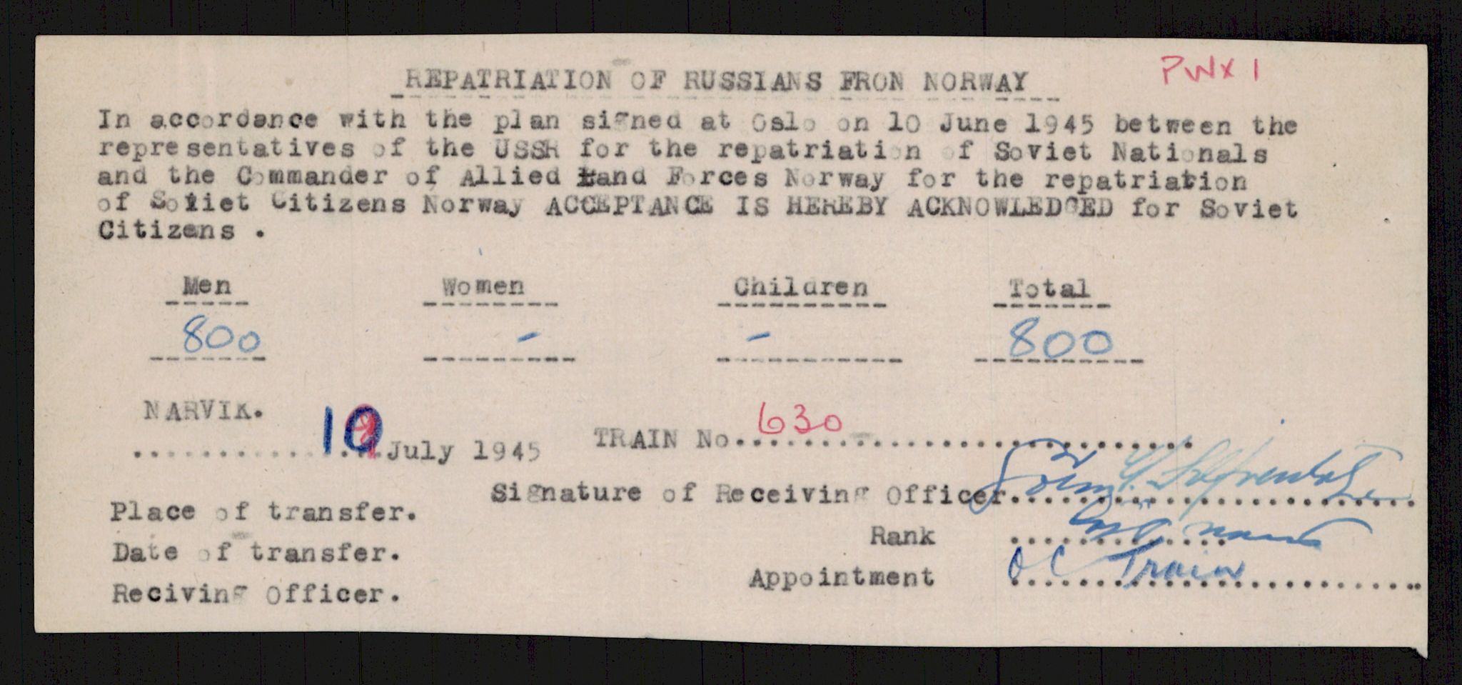 Flyktnings- og fangedirektoratet, Repatrieringskontoret, RA/S-1681/D/Db/L0016: Displaced Persons (DPs) og sivile tyskere, 1945-1948, p. 917