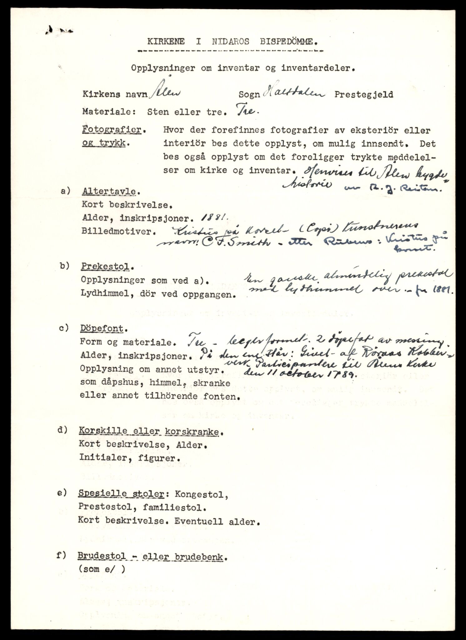 Fortidsminneforeningen, Den trønderske avdeling, AV/SAT-PA-0592/D/Da/L0029: Sakarkiv etter nøkkel, p. 545