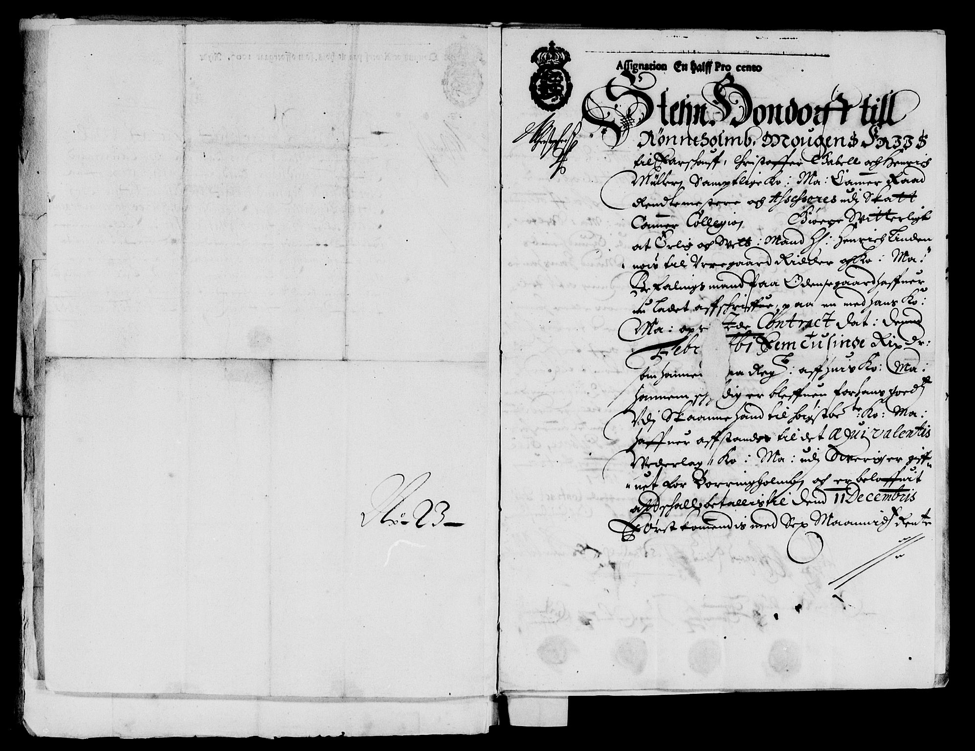 Rentekammeret inntil 1814, Reviderte regnskaper, Lensregnskaper, AV/RA-EA-5023/R/Rb/Rbw/L0148: Trondheim len, 1661