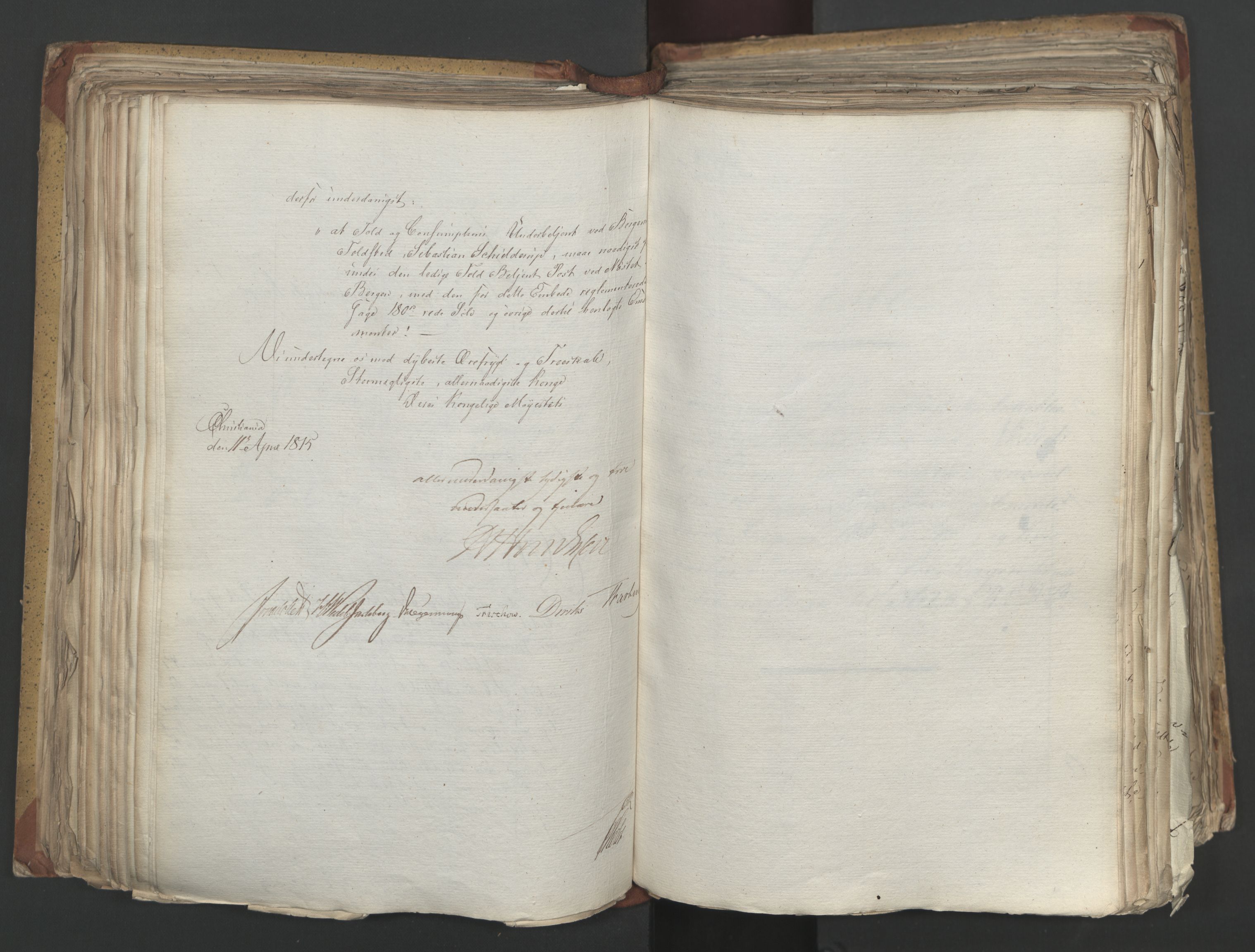 Statsrådsavdelingen i Stockholm, AV/RA-S-1003/D/Da/L0002: Regjeringsinnstillinger nr. 263-518, 1815, p. 219