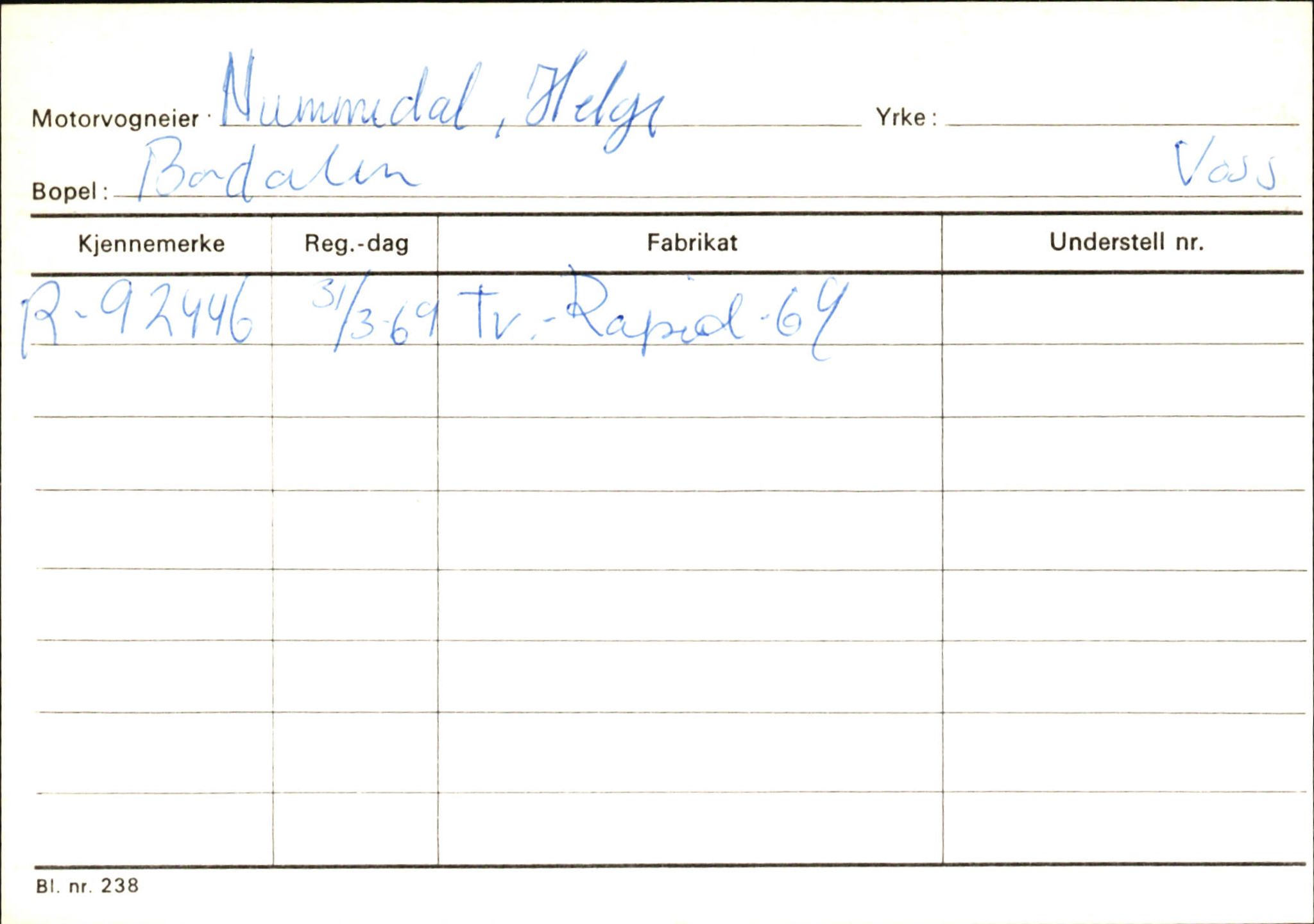 Statens vegvesen, Hordaland vegkontor, AV/SAB-A-5201/2/Ha/L0041: R-eierkort N-O, 1920-1971, p. 4