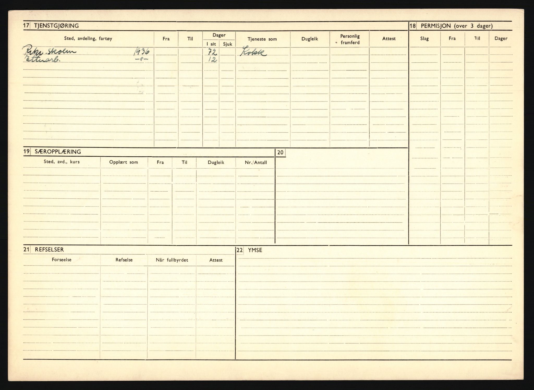 Forsvaret, Troms infanteriregiment nr. 16, AV/RA-RAFA-3146/P/Pa/L0020: Rulleblad for regimentets menige mannskaper, årsklasse 1936, 1936, p. 726