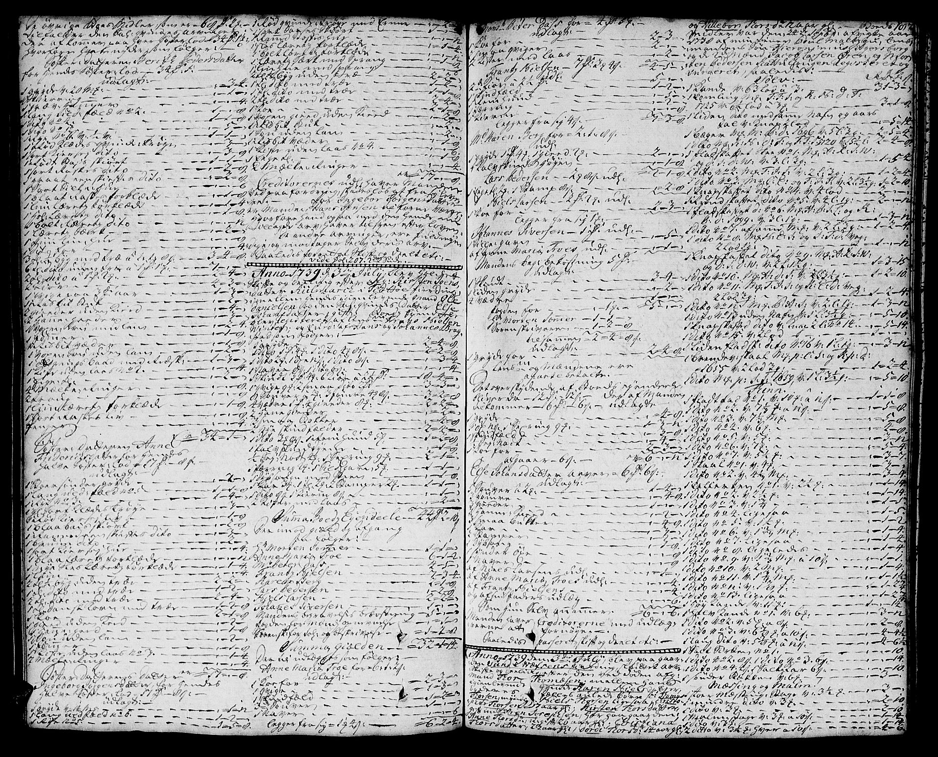 Helgeland sorenskriveri, SAT/A-0004/3/3A/L0012: Skifteprotokoll 8A, 1738-1740, p. 181b-182a