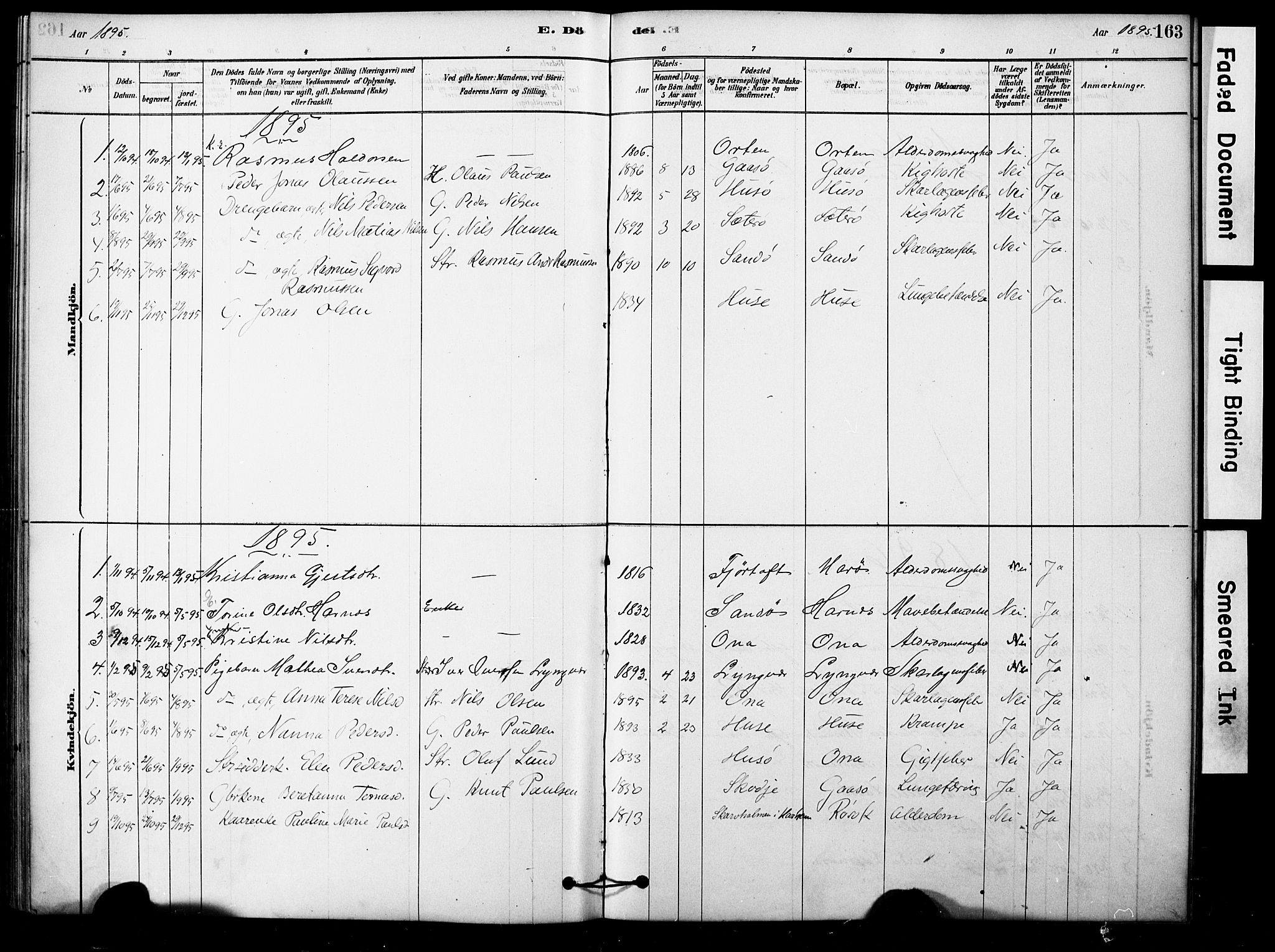 Ministerialprotokoller, klokkerbøker og fødselsregistre - Møre og Romsdal, AV/SAT-A-1454/561/L0729: Parish register (official) no. 561A03, 1878-1900, p. 163