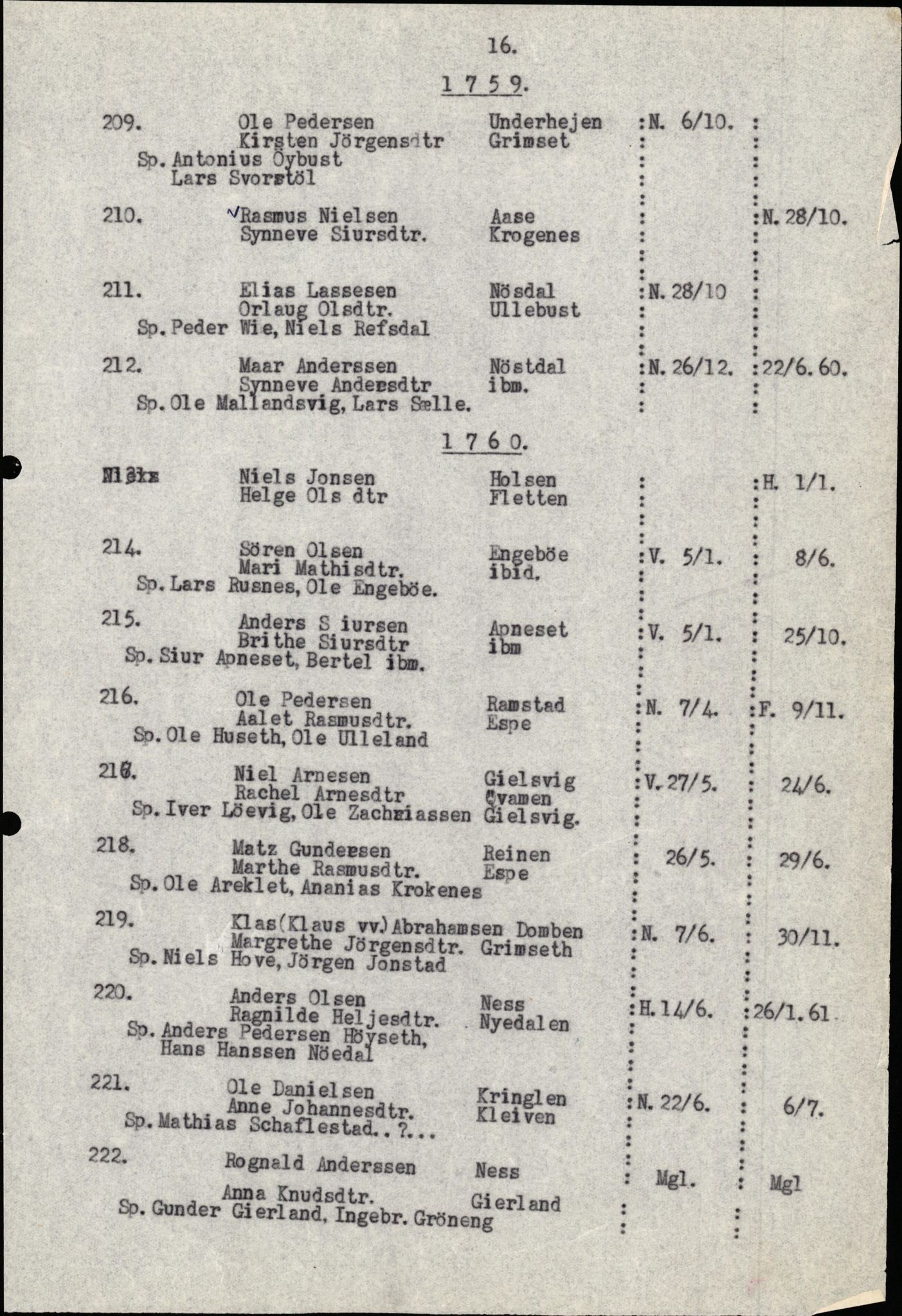 Samling av fulltekstavskrifter, SAB/FULLTEKST/B/14/0007: Førde sokneprestembete, ministerialbok nr. A 3, 1749-1764, p. 17