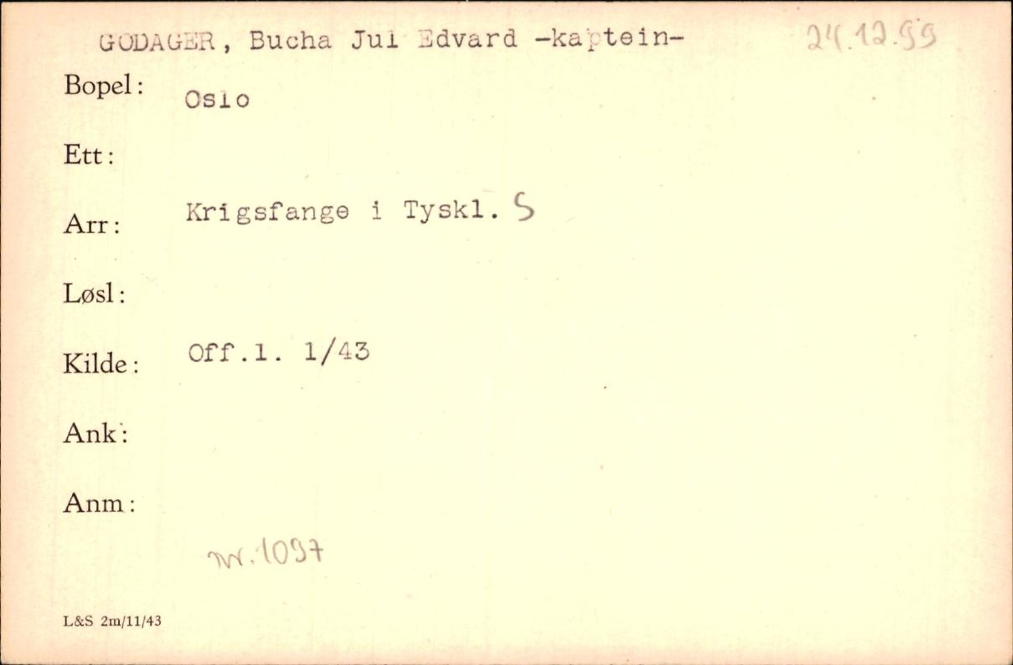 Forsvaret, Forsvarets krigshistoriske avdeling, AV/RA-RAFA-2017/Y/Yf/L0200: II-C-11-2102  -  Norske krigsfanger i Tyskland, 1940-1945, p. 317