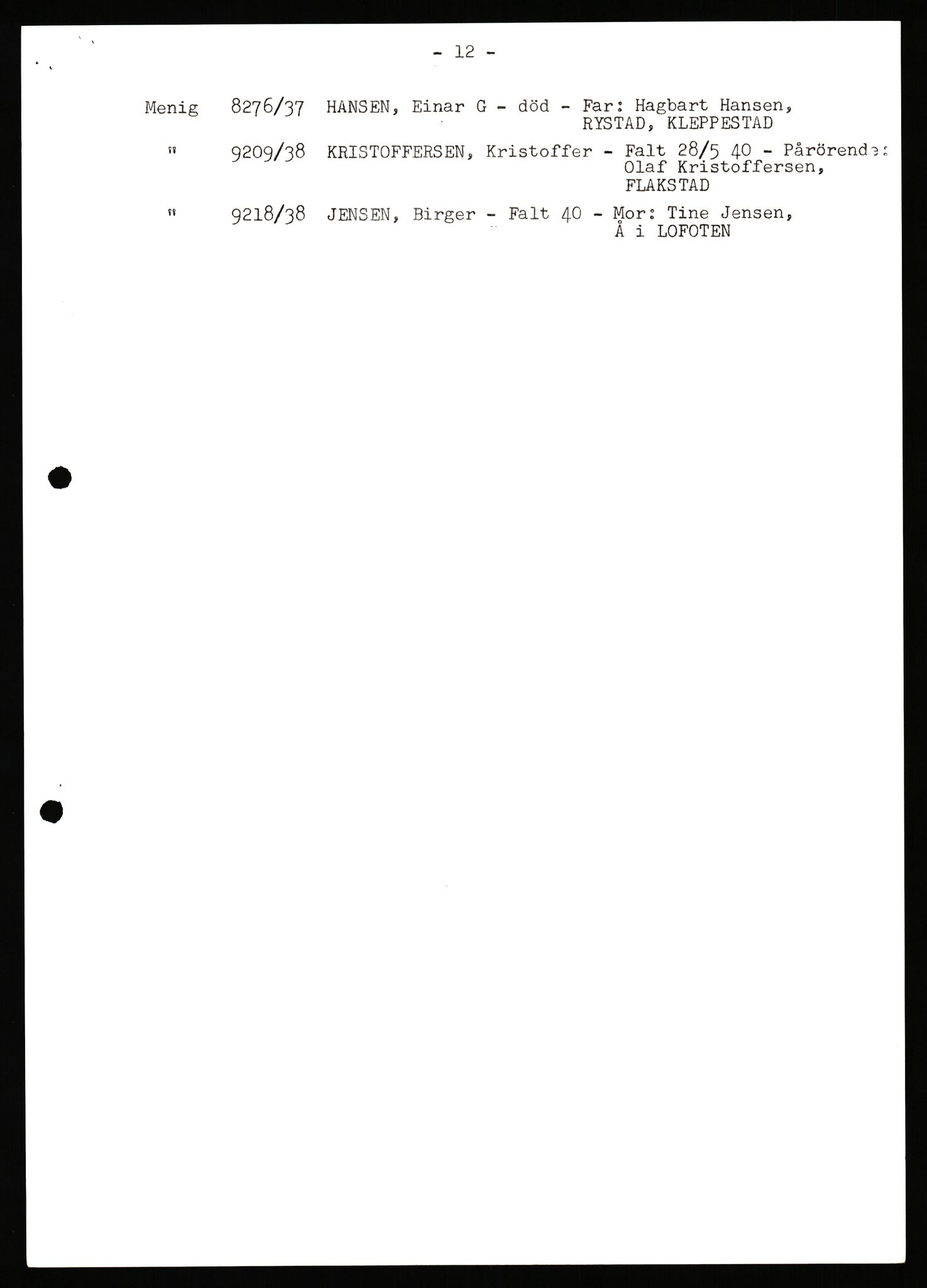 Forsvaret, Forsvarets krigshistoriske avdeling, AV/RA-RAFA-2017/Y/Yb/L0140: II-C-11-611-620  -  6. Divisjon, 1940-1966, p. 443