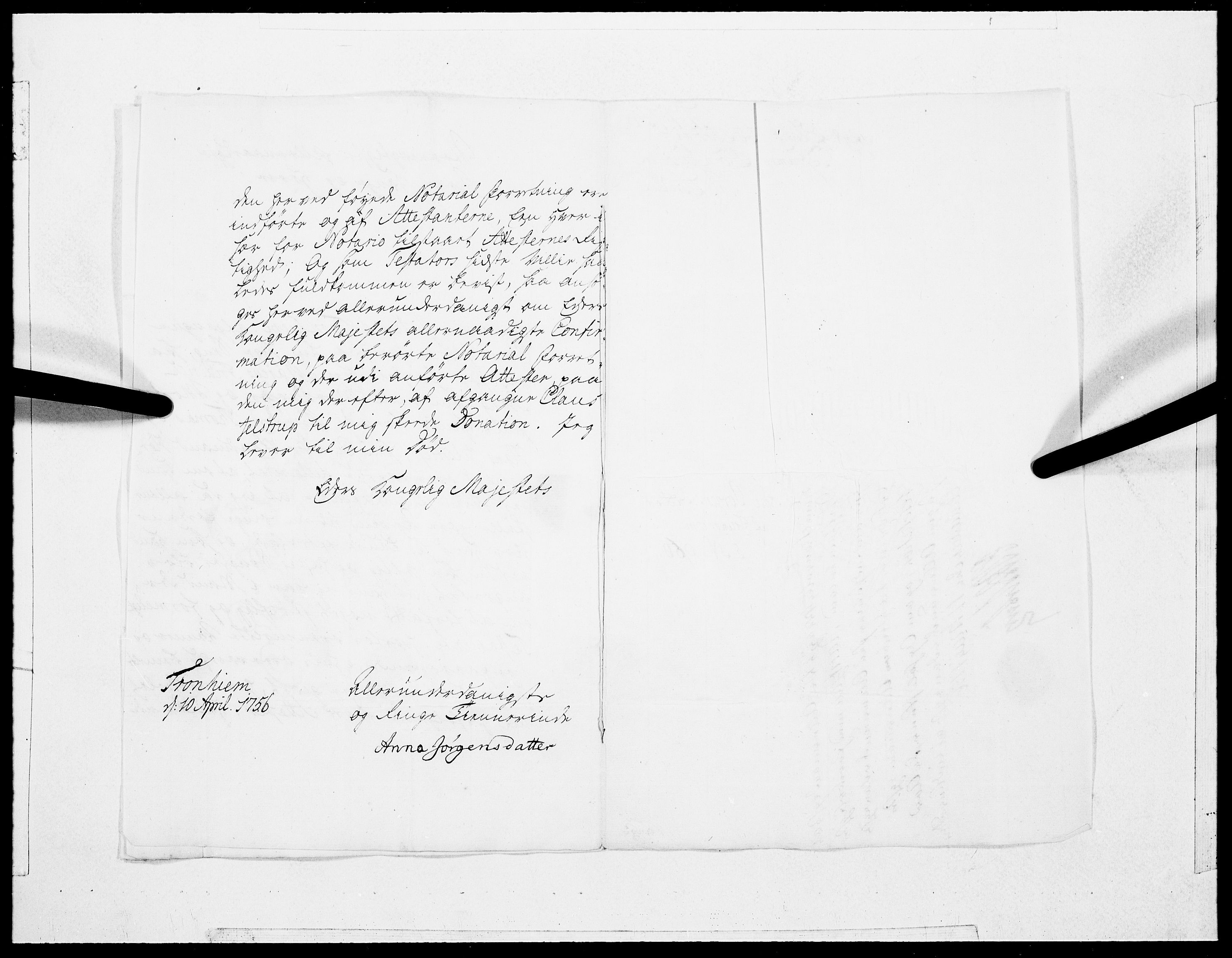 Danske Kanselli 1572-1799, AV/RA-EA-3023/F/Fc/Fcc/Fcca/L0172: Norske innlegg 1572-1799, 1756, p. 18