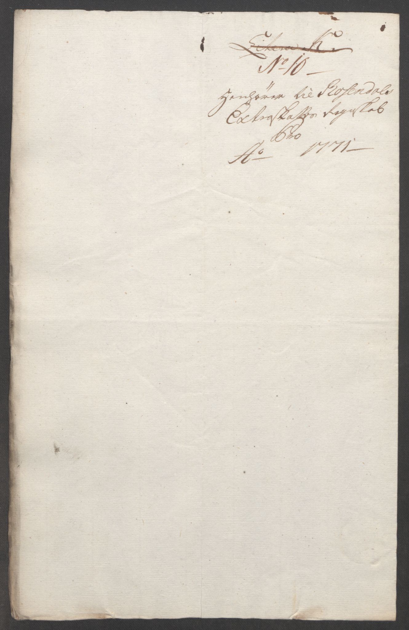 Rentekammeret inntil 1814, Reviderte regnskaper, Fogderegnskap, RA/EA-4092/R49/L3157: Ekstraskatten Rosendal Baroni, 1762-1772, p. 351