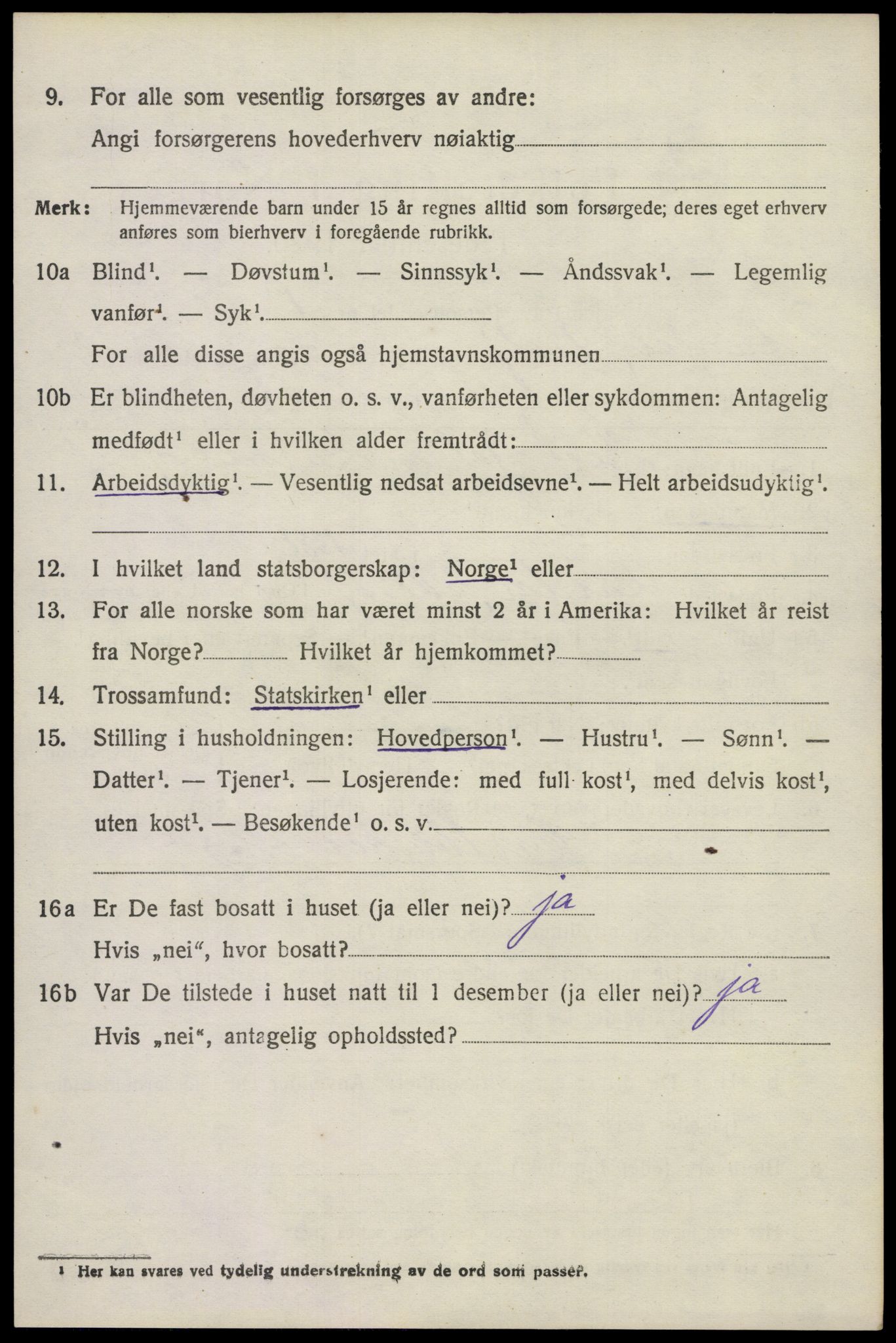 SAKO, 1920 census for Lardal, 1920, p. 2122