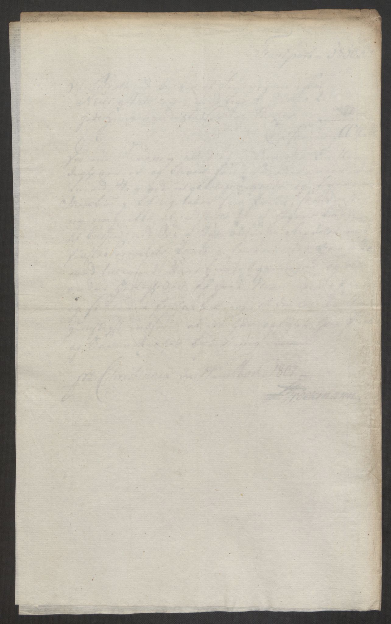 Forsvaret, Den norske kvesthuskasse/krigshospitalkasse, AV/RA-RAFA-1887/F/Fa/L0017: Innkomne brev:, 1782-1807, p. 512