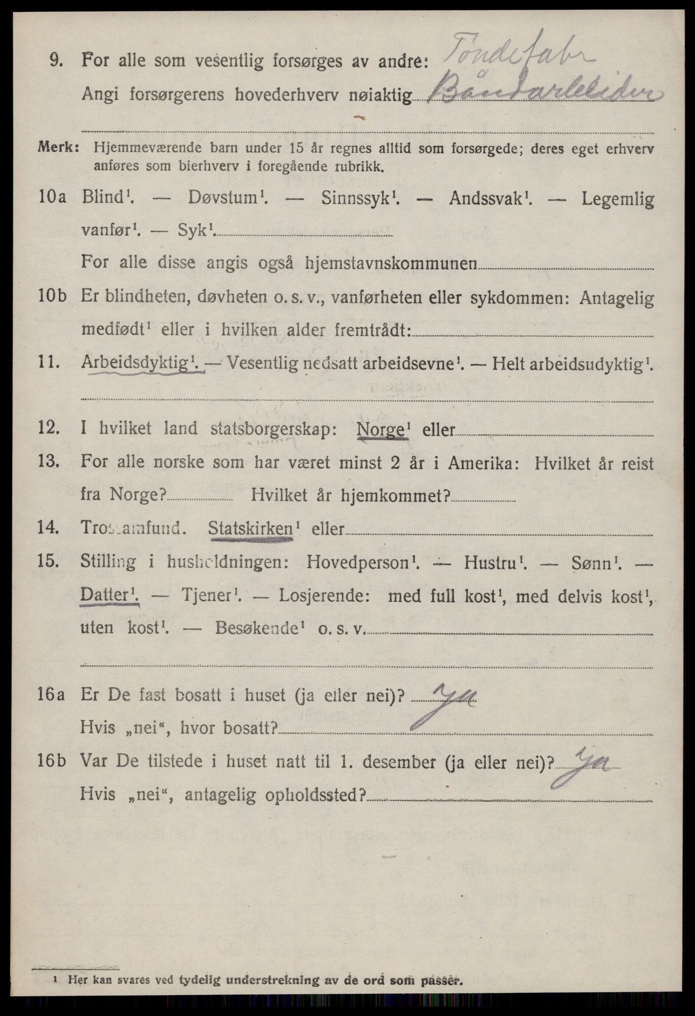 SAT, 1920 census for Eresfjord og Vistdal, 1920, p. 1034