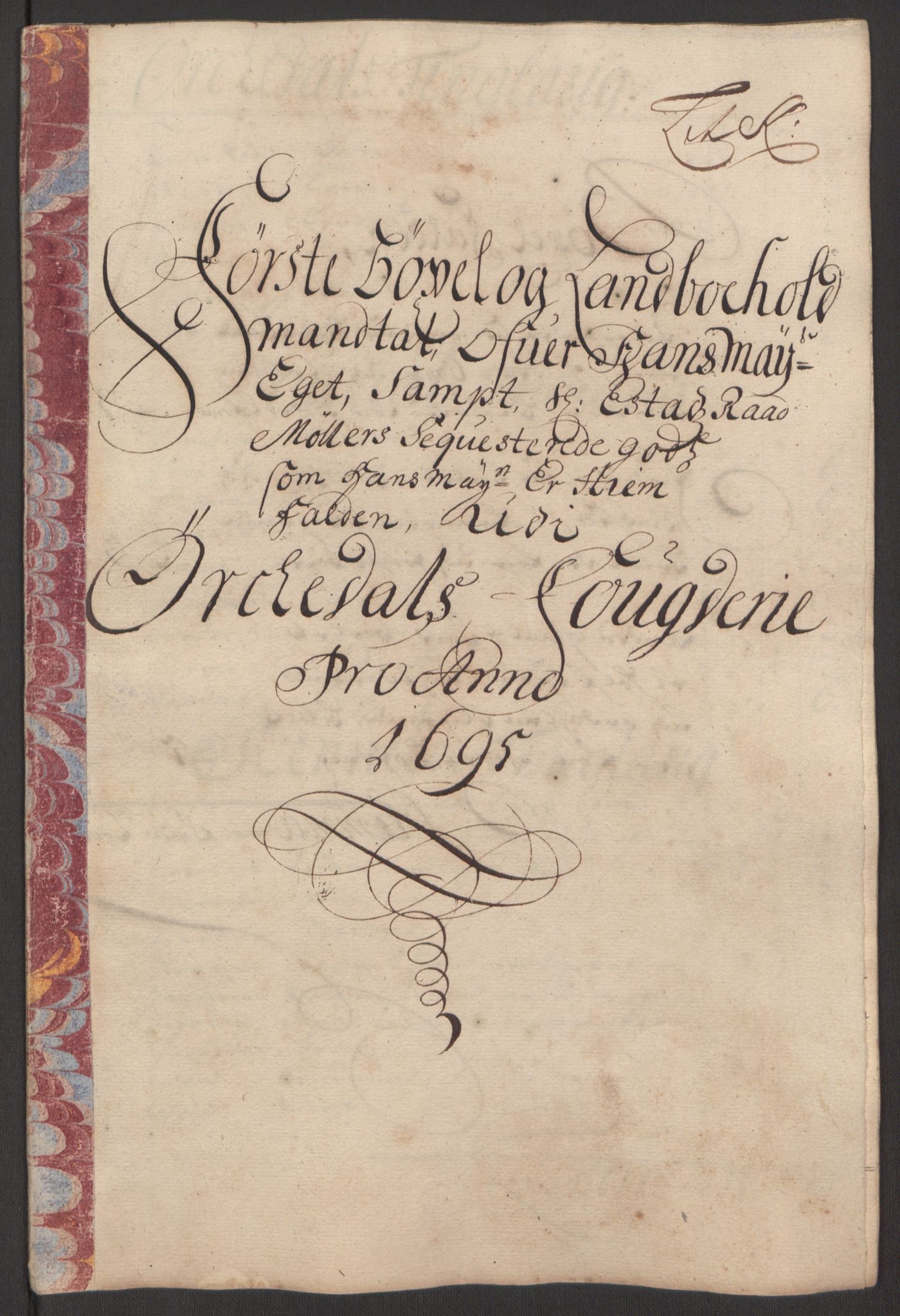 Rentekammeret inntil 1814, Reviderte regnskaper, Fogderegnskap, RA/EA-4092/R60/L3945: Fogderegnskap Orkdal og Gauldal, 1695, p. 178