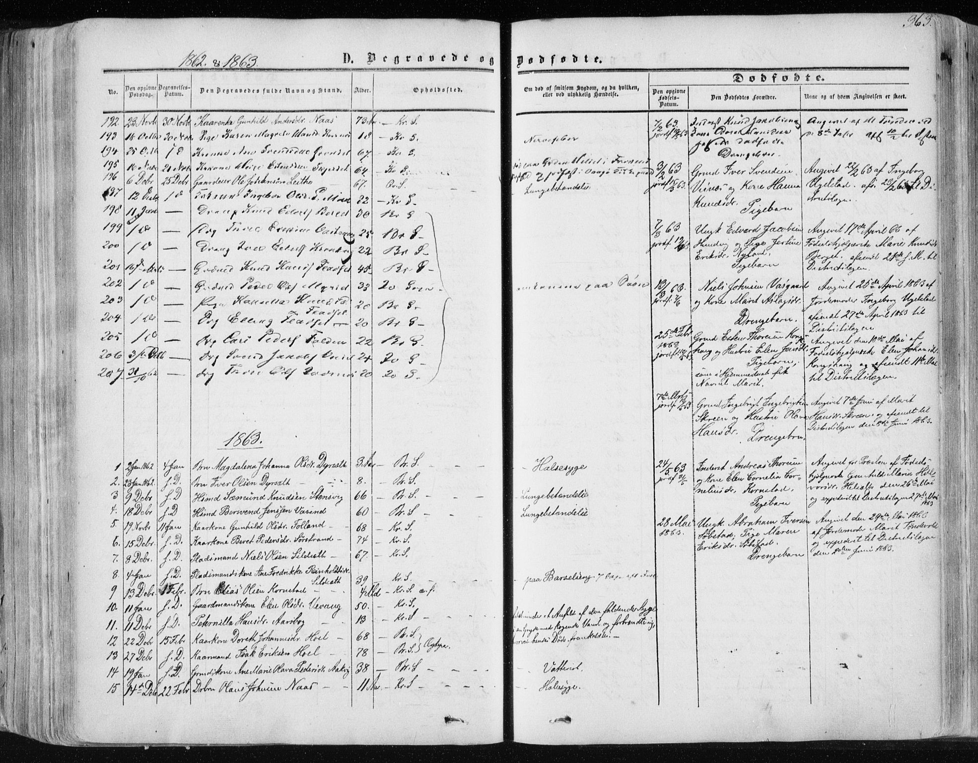 Ministerialprotokoller, klokkerbøker og fødselsregistre - Møre og Romsdal, AV/SAT-A-1454/568/L0804: Parish register (official) no. 568A11, 1854-1868, p. 363