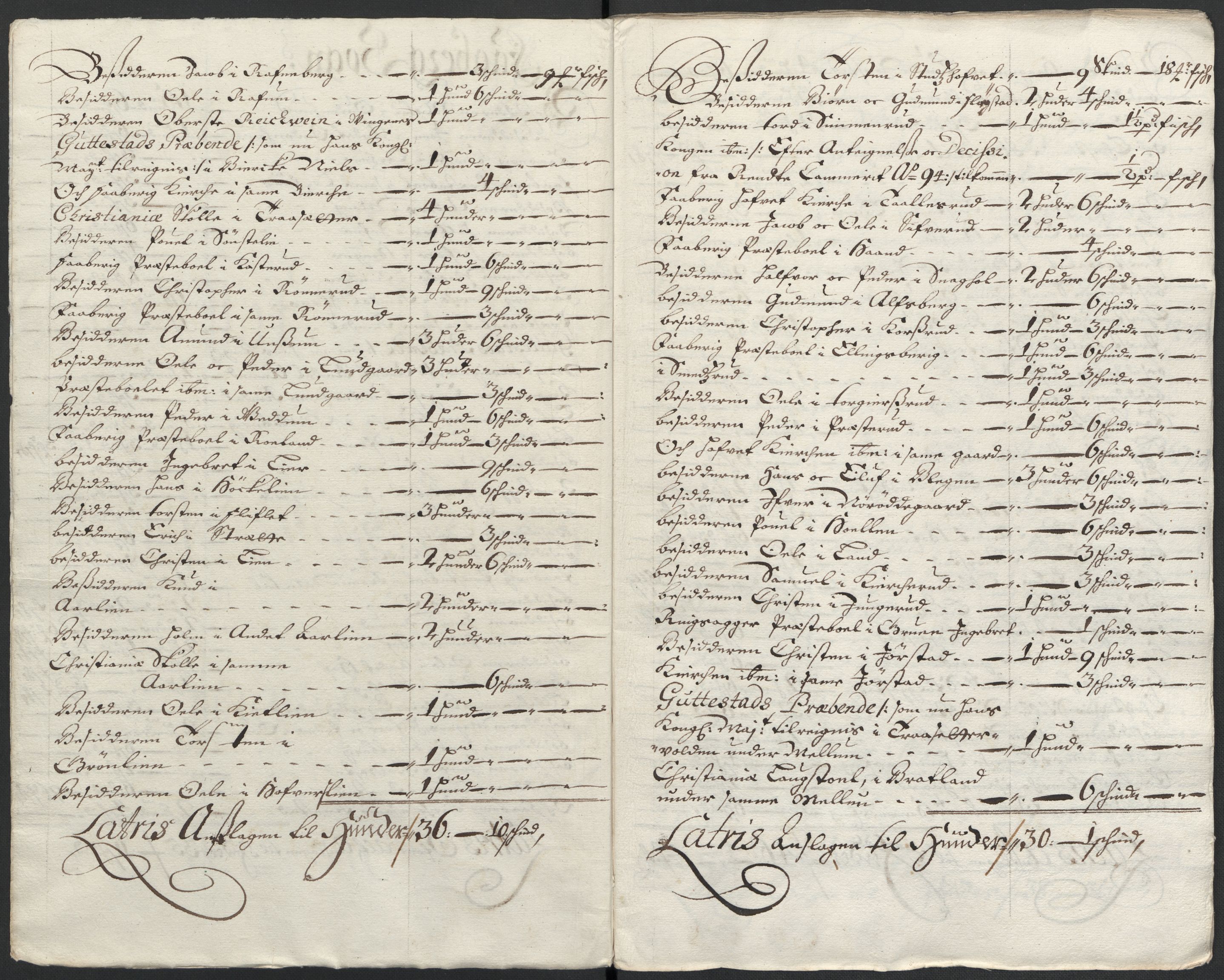 Rentekammeret inntil 1814, Reviderte regnskaper, Fogderegnskap, AV/RA-EA-4092/R17/L1171: Fogderegnskap Gudbrandsdal, 1698, p. 171