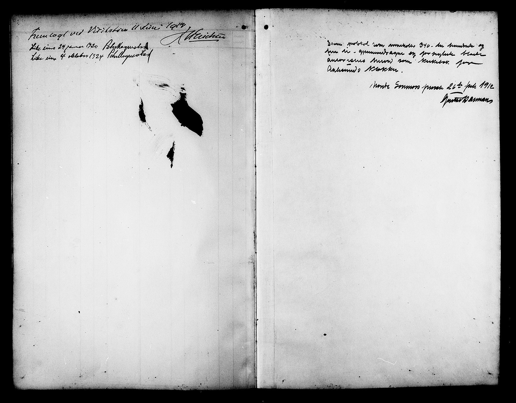 Ministerialprotokoller, klokkerbøker og fødselsregistre - Møre og Romsdal, SAT/A-1454/529/L0471: Parish register (copy) no. 529C08, 1909-1921