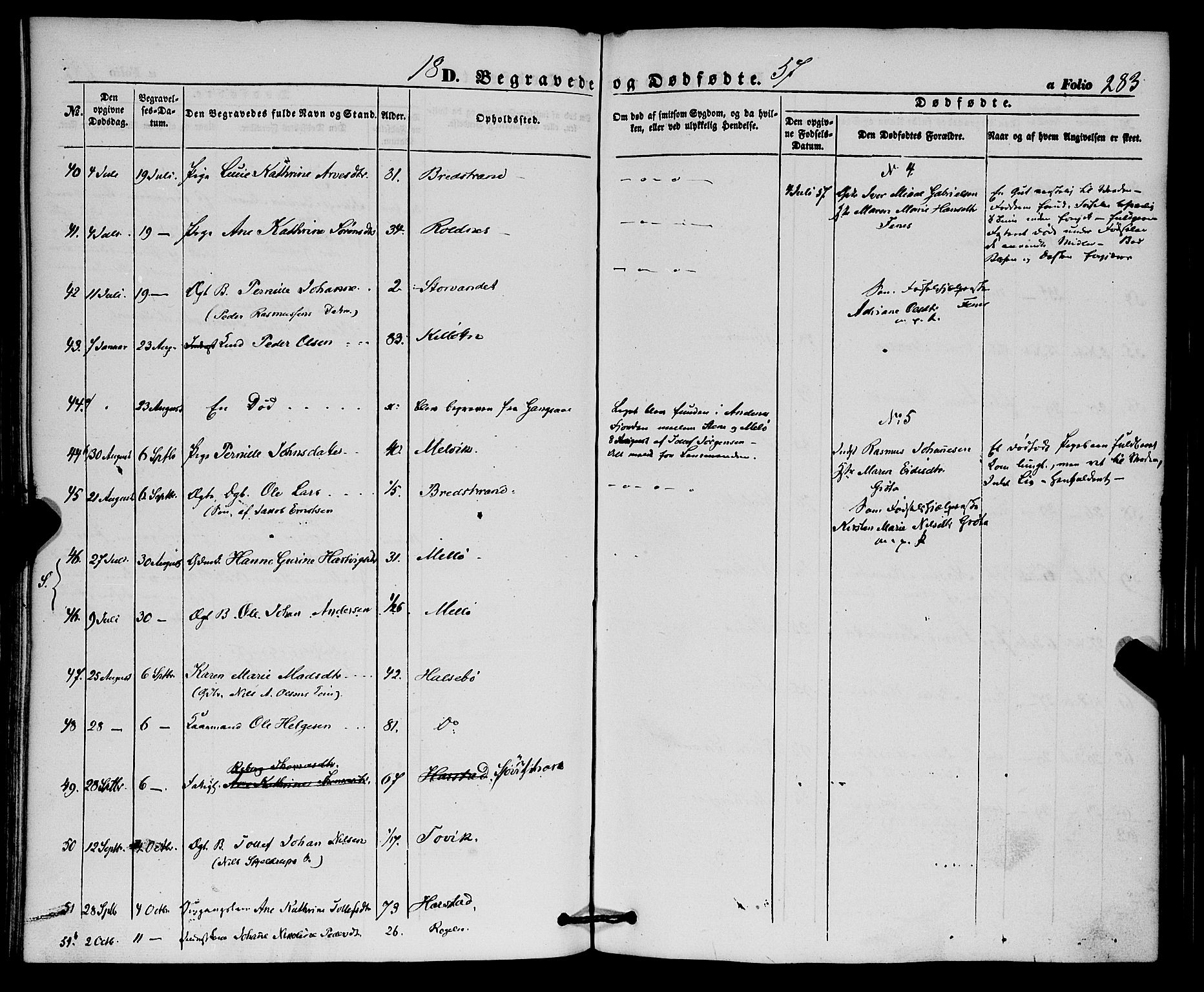 Trondenes sokneprestkontor, AV/SATØ-S-1319/H/Ha/L0011kirke: Parish register (official) no. 11, 1853-1862, p. 283