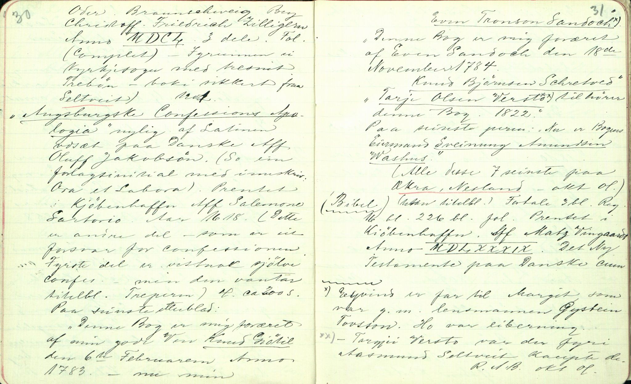 Rikard Berge, TEMU/TGM-A-1003/F/L0001/0020: 001-030 Innholdslister / 16. Bibliografi, 1902, p. 30-31
