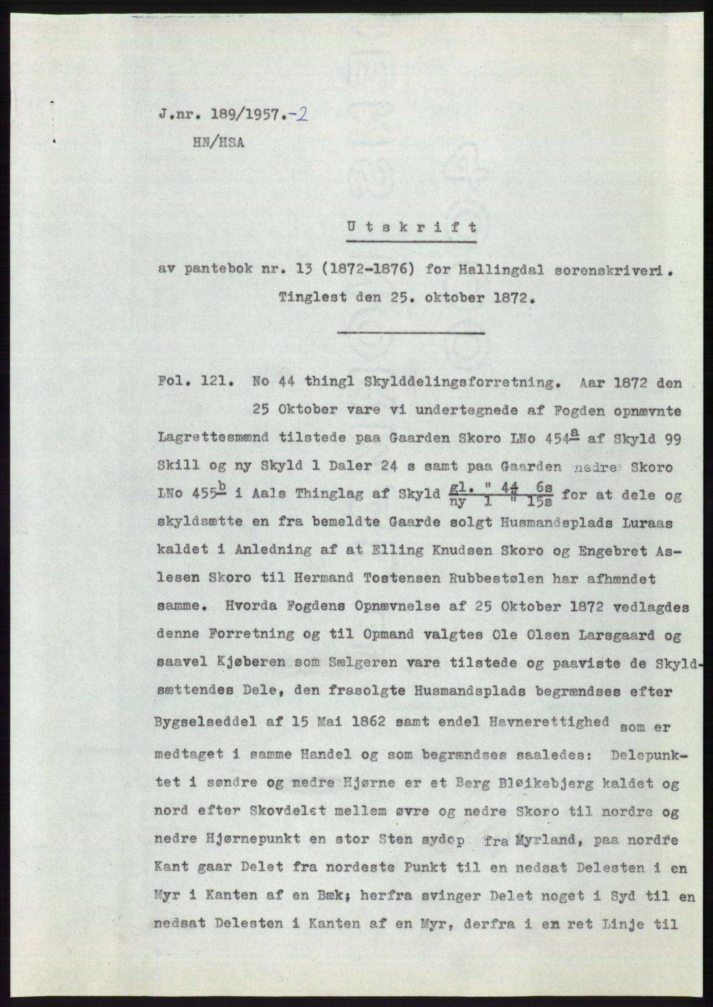 Statsarkivet i Kongsberg, SAKO/A-0001, 1956-1957, p. 248