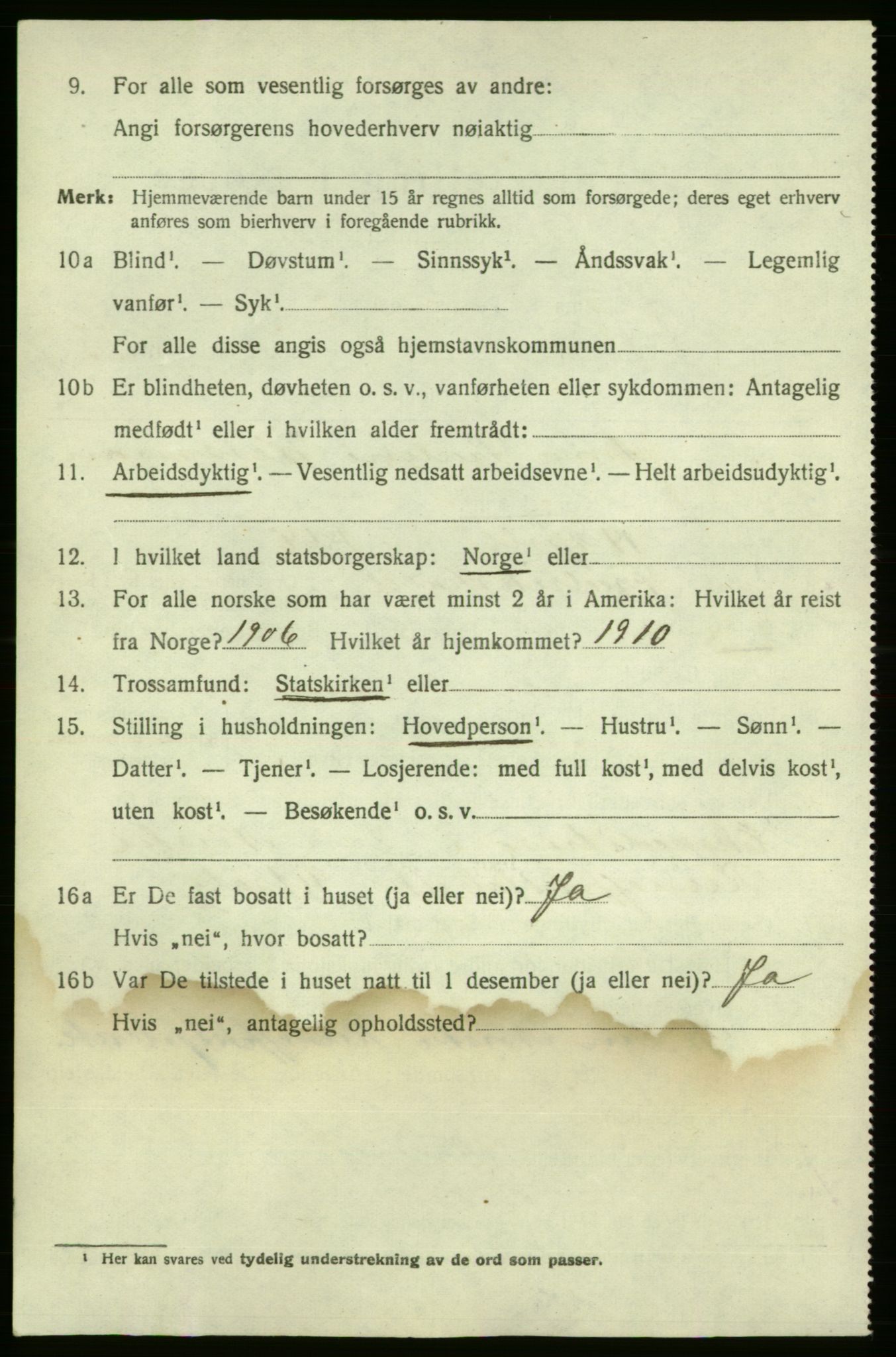 SAO, 1920 census for Fredrikshald, 1920, p. 20772