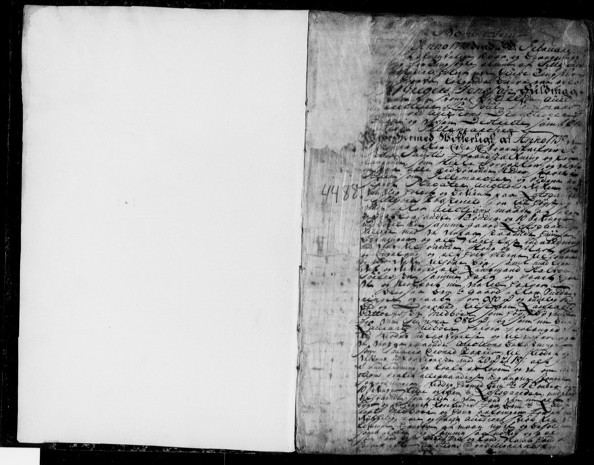 Vest-Telemark sorenskriveri, AV/SAKO-A-134/G/Ga/Gaa/L0004: Mortgage book no. I 4, 1740-1749, p. 1