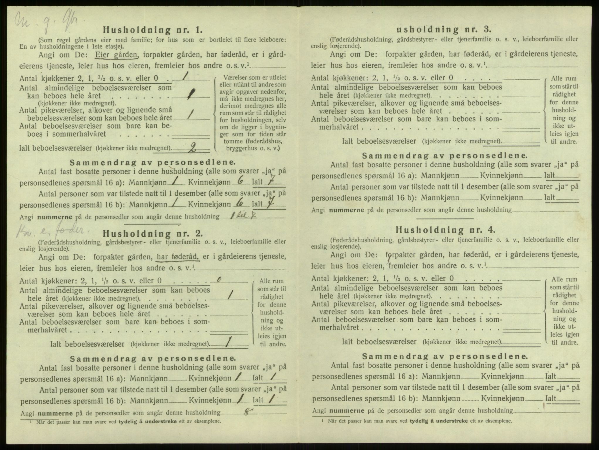 SAB, 1920 census for Alversund, 1920, p. 546