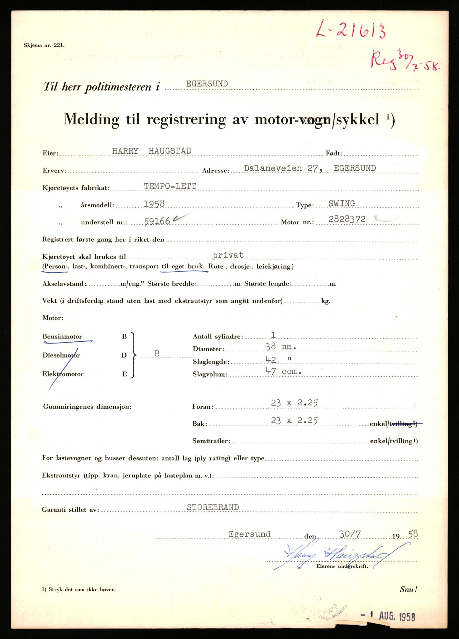 Stavanger trafikkstasjon, AV/SAST-A-101942/0/F/L0038: L-21500 - L-22252, 1930-1971, p. 403