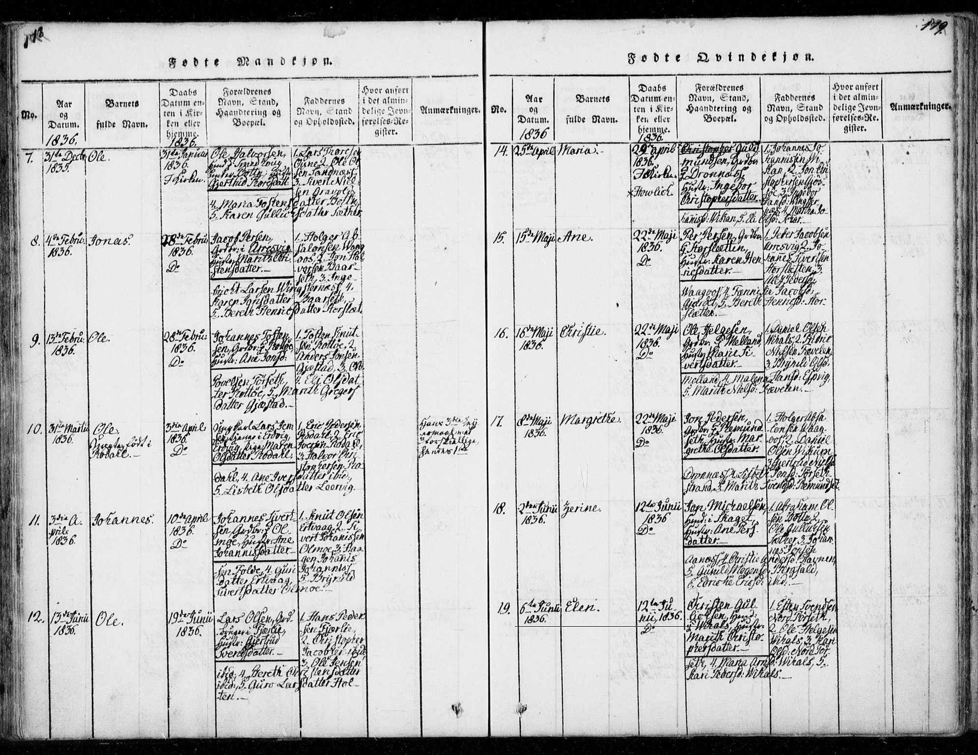 Ministerialprotokoller, klokkerbøker og fødselsregistre - Møre og Romsdal, AV/SAT-A-1454/578/L0903: Parish register (official) no. 578A02, 1819-1838, p. 178-179