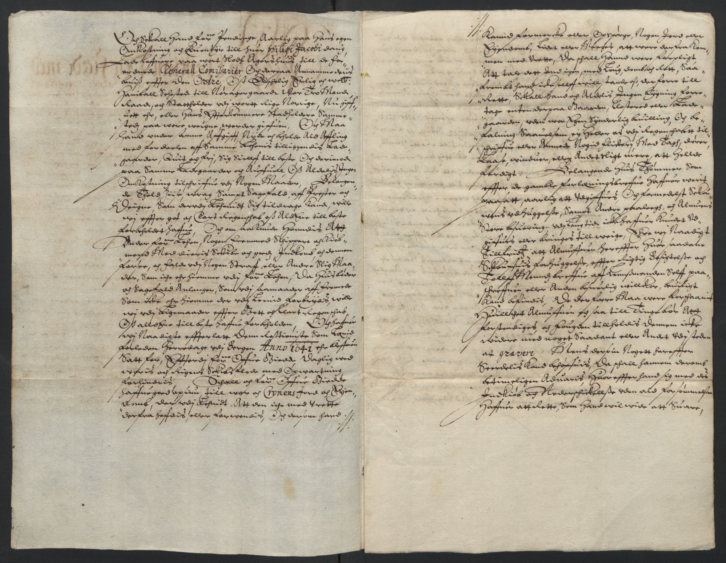 Rentekammeret inntil 1814, Reviderte regnskaper, Lensregnskaper, AV/RA-EA-5023/R/Rc/L0001: Lensregnskaper Bratsberg len, 1640-1655