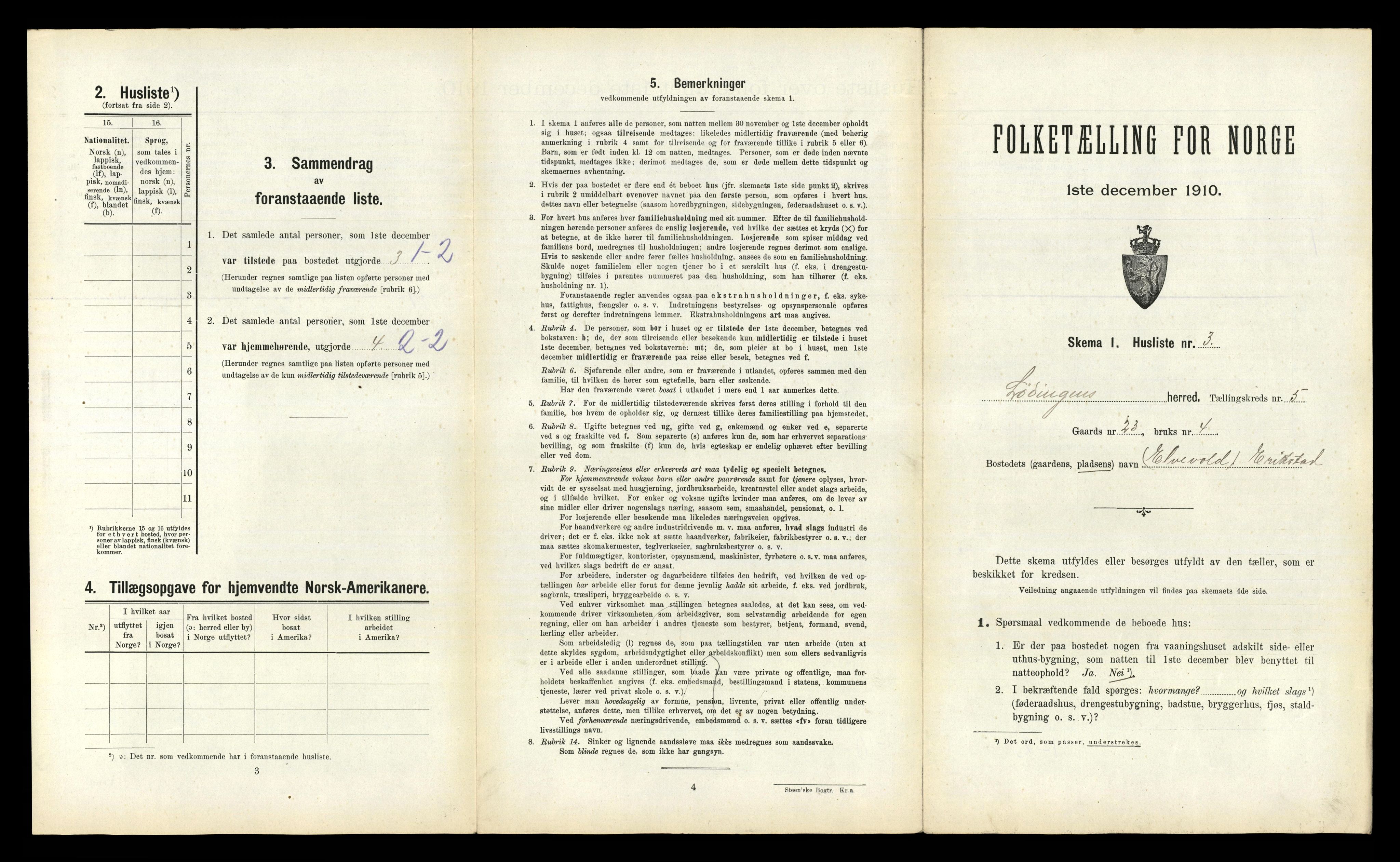 RA, 1910 census for Lødingen, 1910, p. 385