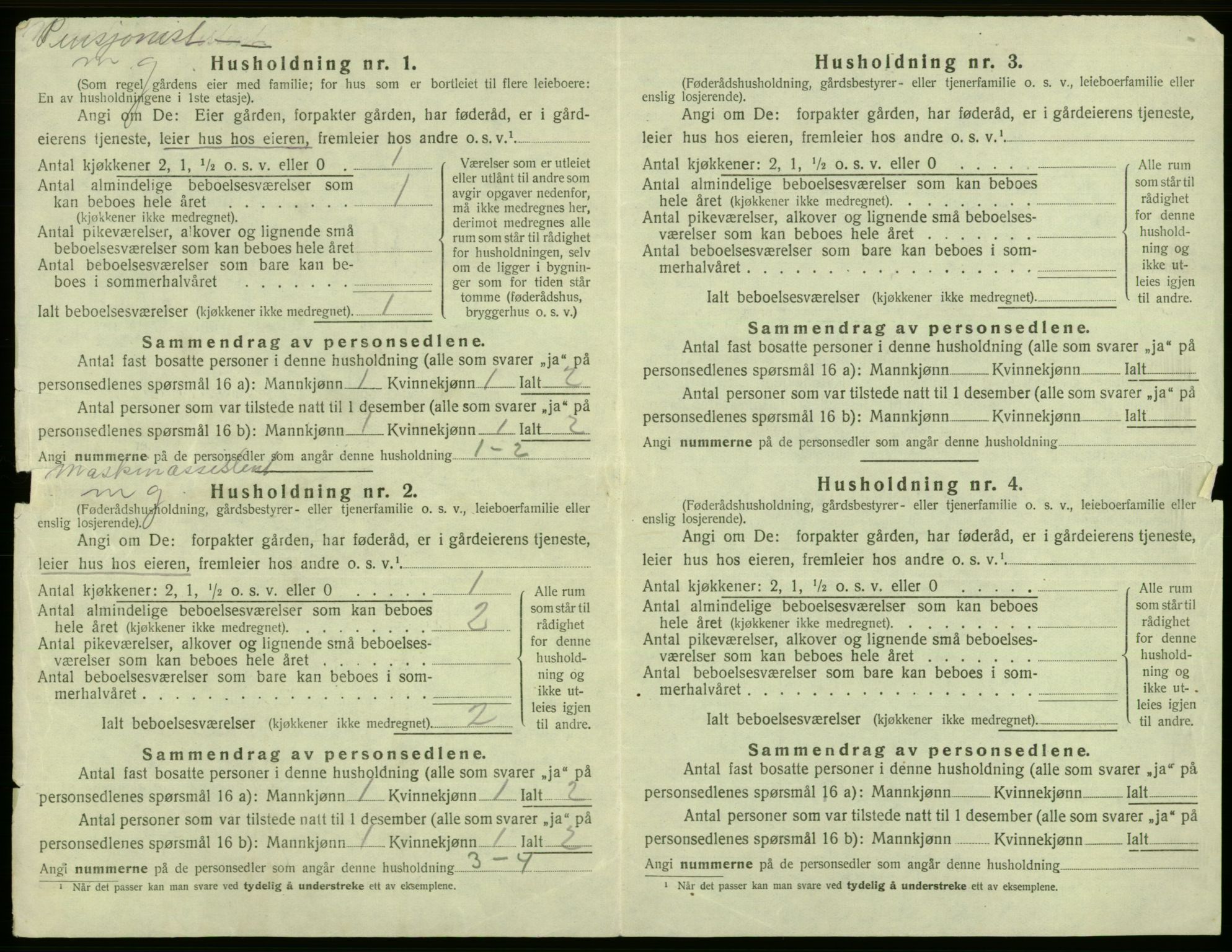 SAB, 1920 census for Laksevåg, 1920, p. 972