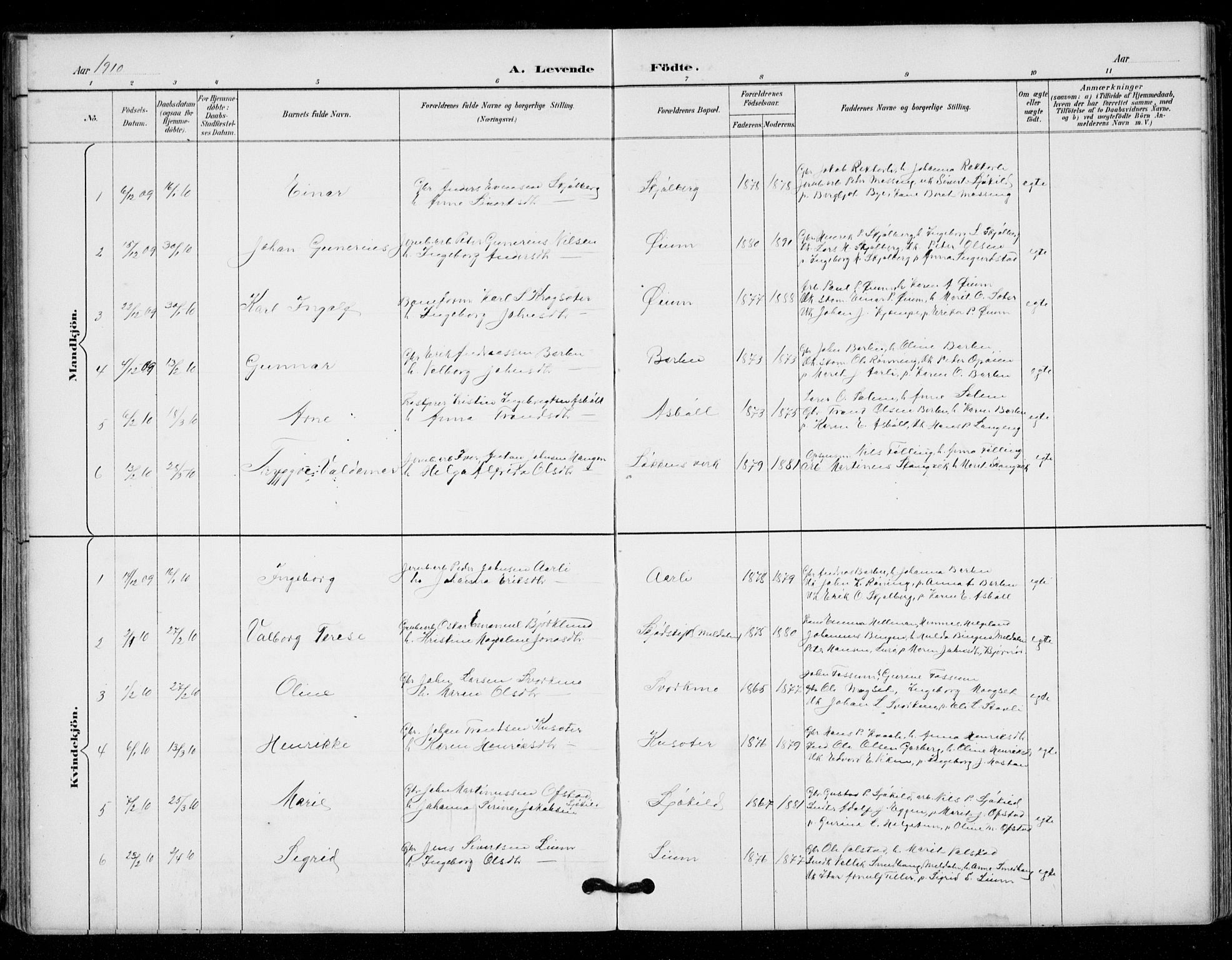 Ministerialprotokoller, klokkerbøker og fødselsregistre - Sør-Trøndelag, SAT/A-1456/671/L0841: Parish register (official) no. 671A03, 1893-1915