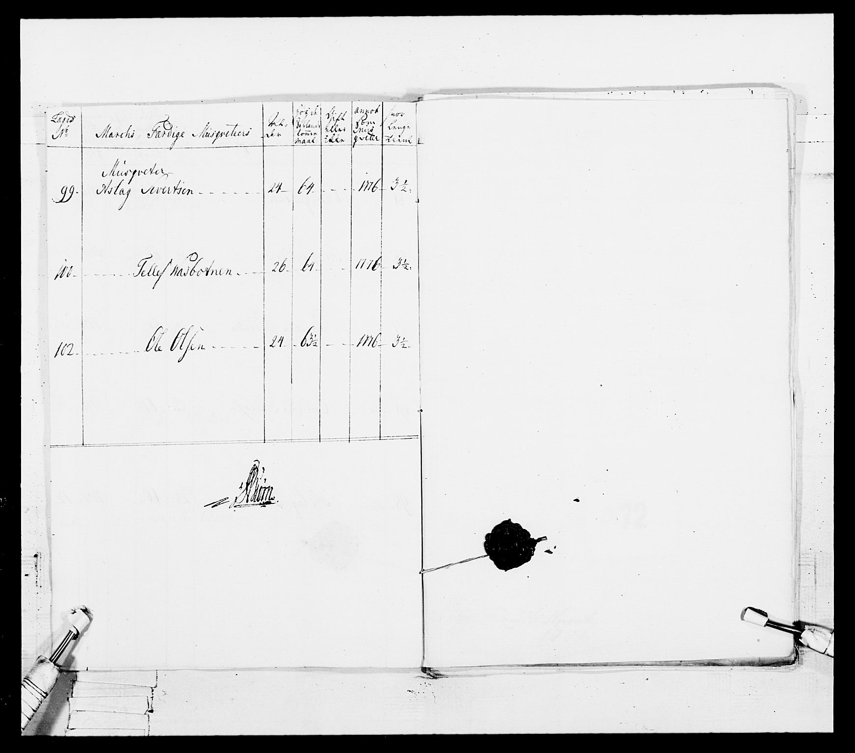 Generalitets- og kommissariatskollegiet, Det kongelige norske kommissariatskollegium, AV/RA-EA-5420/E/Eh/L0101: 1. Vesterlenske nasjonale infanteriregiment, 1766-1777, p. 513