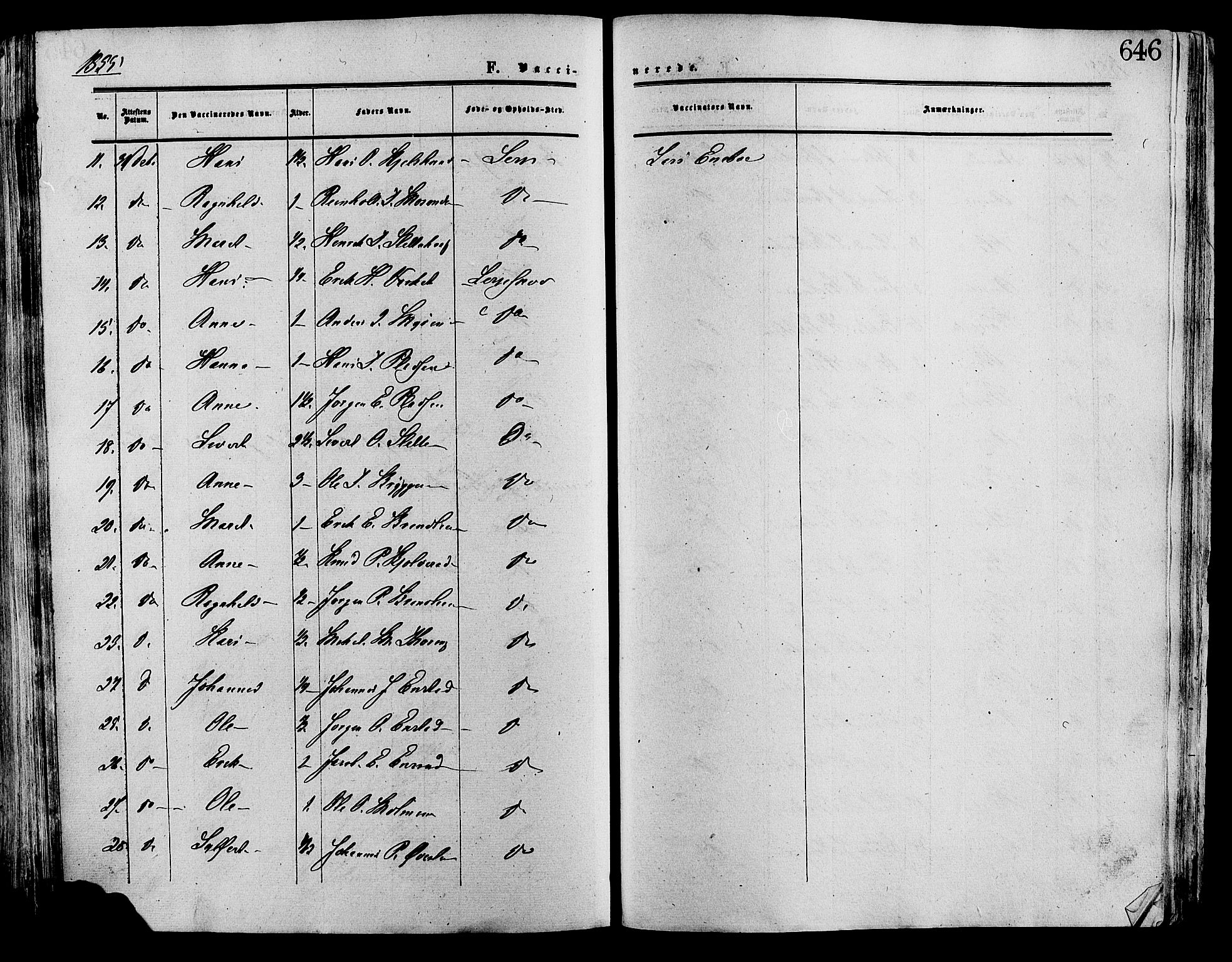 Lesja prestekontor, AV/SAH-PREST-068/H/Ha/Haa/L0008: Parish register (official) no. 8, 1854-1880, p. 646