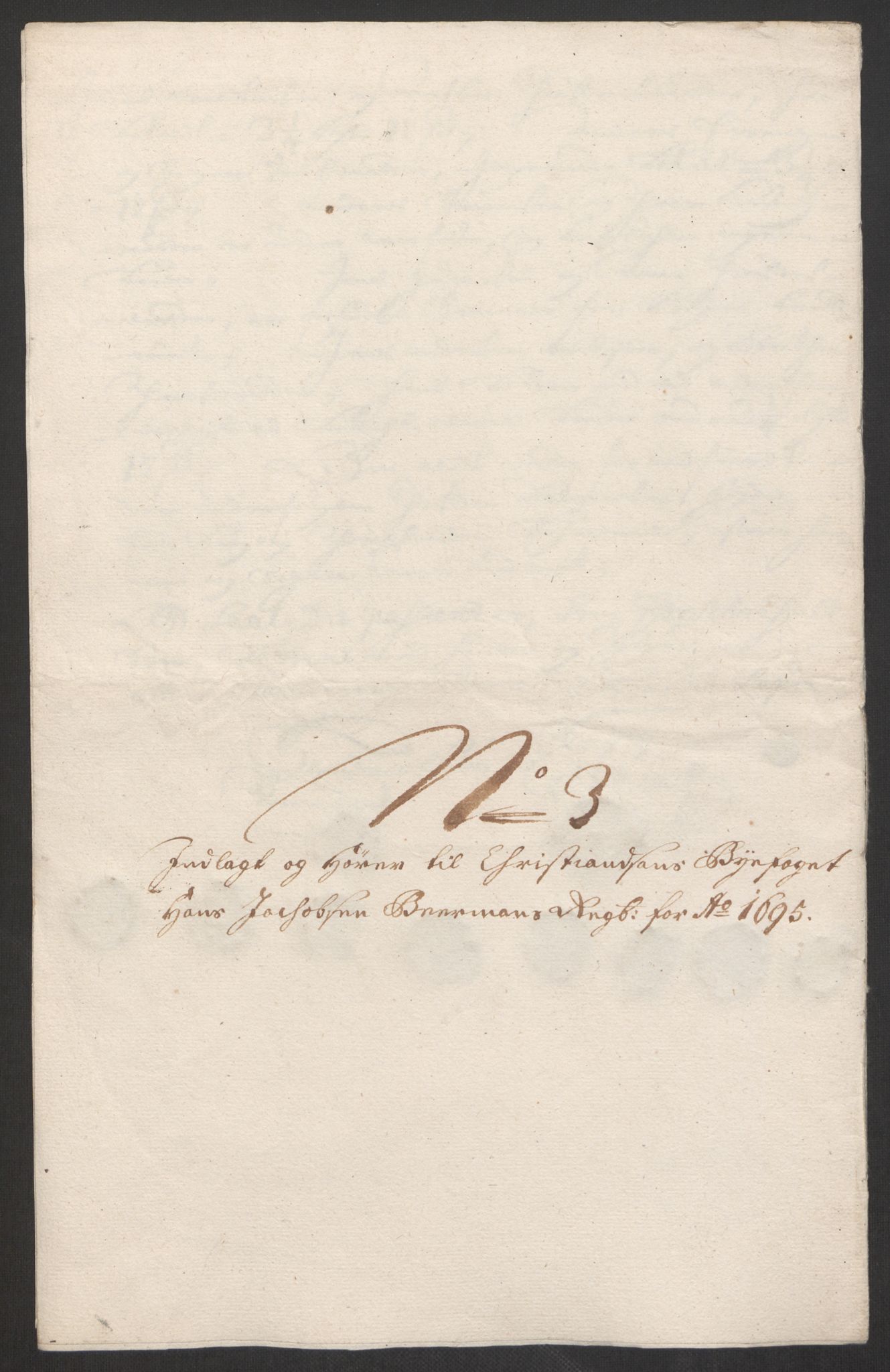 Rentekammeret inntil 1814, Reviderte regnskaper, Byregnskaper, AV/RA-EA-4066/R/Rm/L0285: [M18] Sikt og sakefall, 1681-1718, p. 236