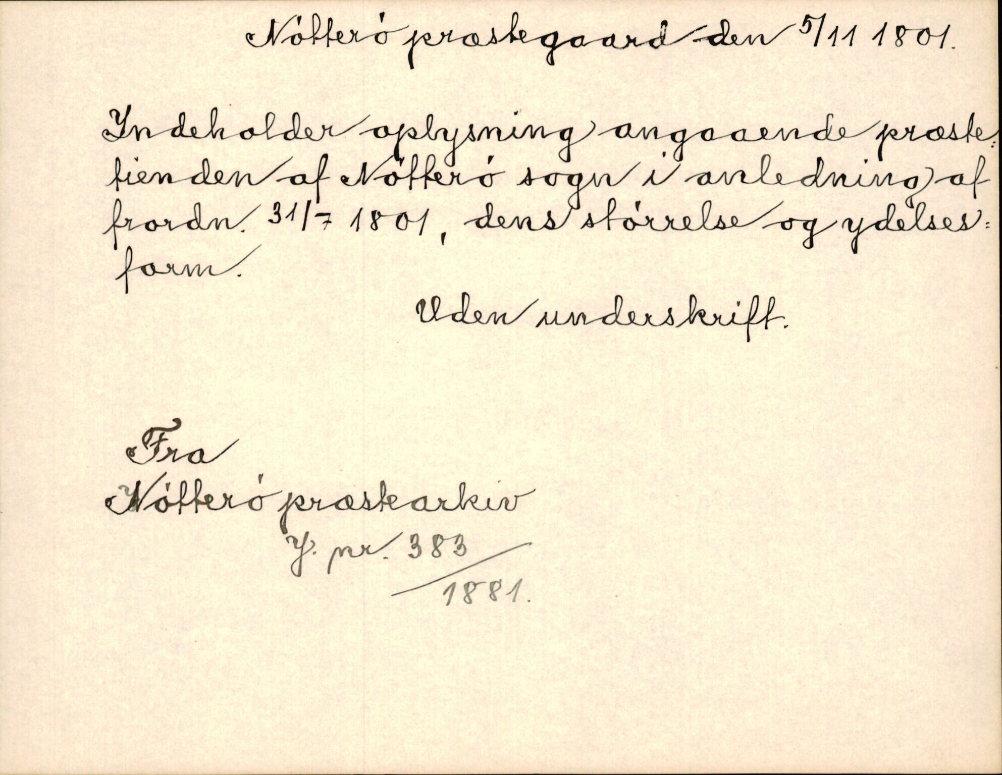 Riksarkivets diplomsamling, AV/RA-EA-5965/F35/F35k/L0002: Regestsedler: Prestearkiver fra Hedmark, Oppland, Buskerud og Vestfold, p. 479