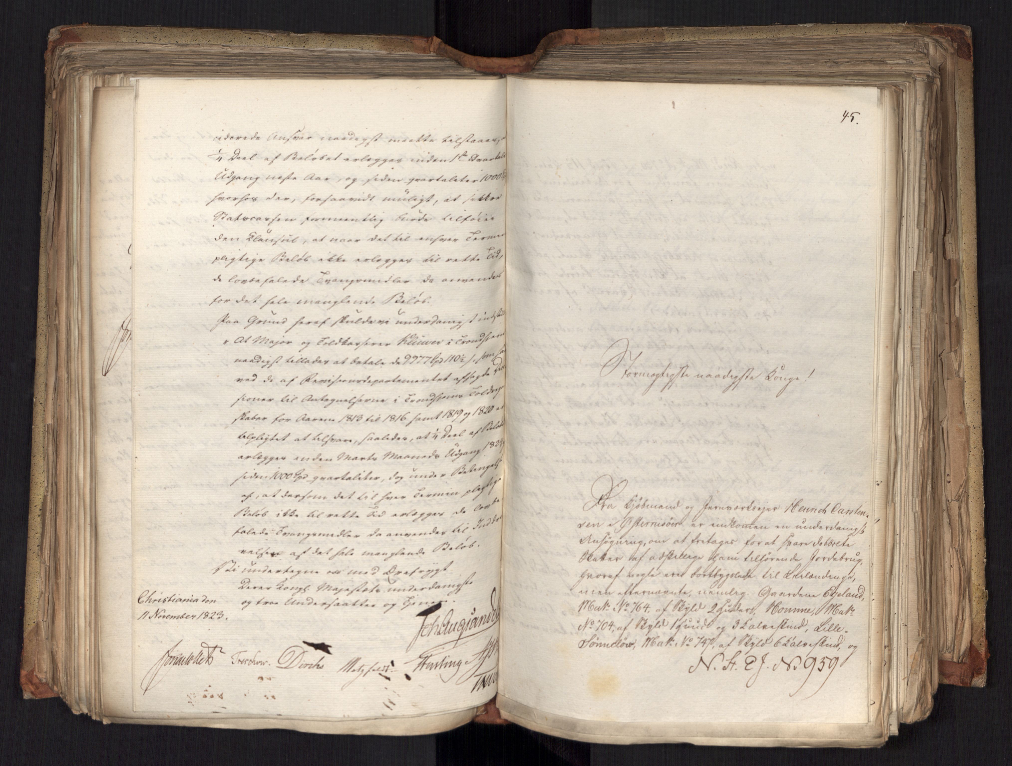 Statsrådsavdelingen i Stockholm, AV/RA-S-1003/D/Da/L0036: Regjeringsinnstillinger nr. 841-1114, 1823, p. 348