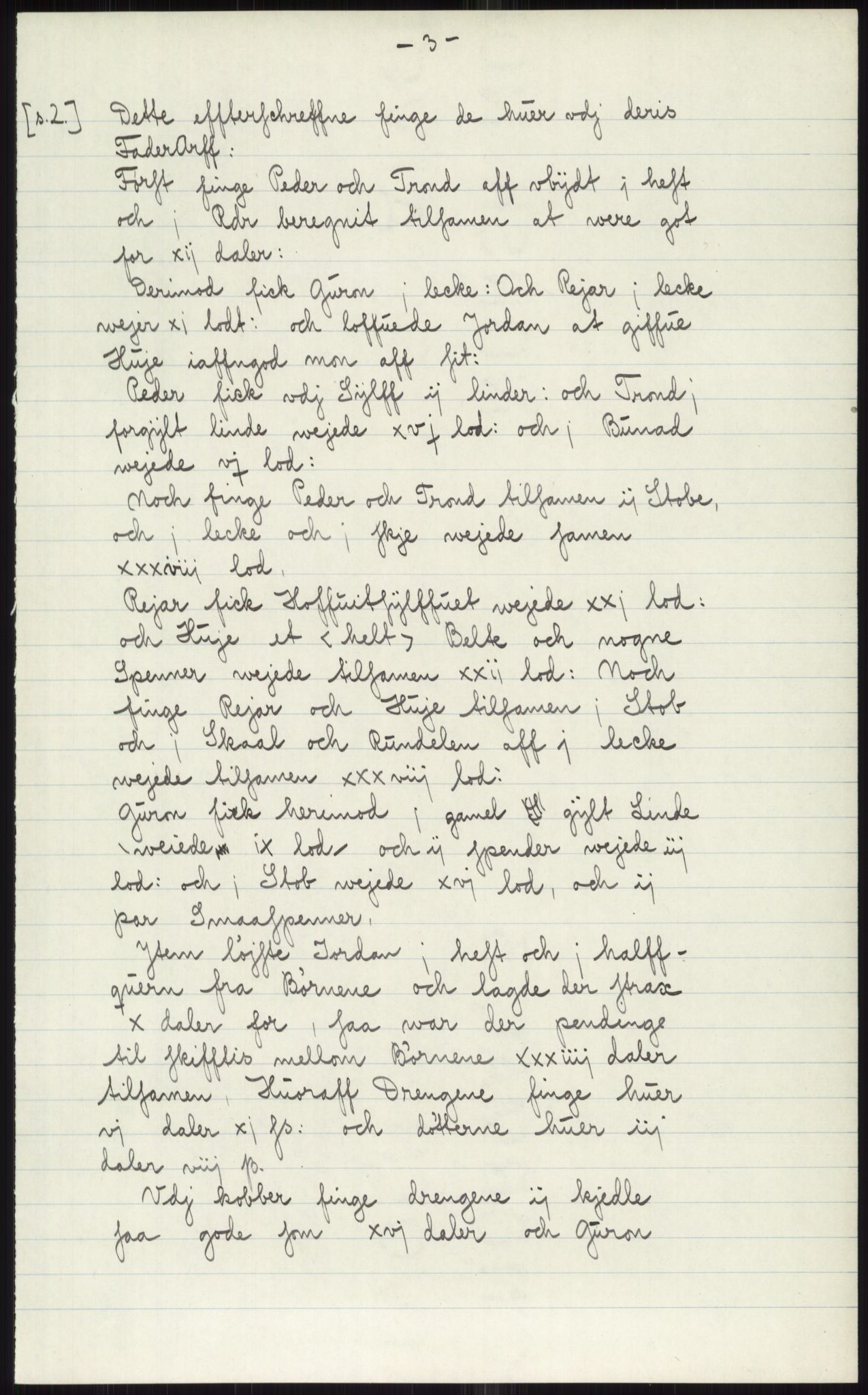 Samlinger til kildeutgivelse, Diplomavskriftsamlingen, AV/RA-EA-4053/H/Ha, p. 2810