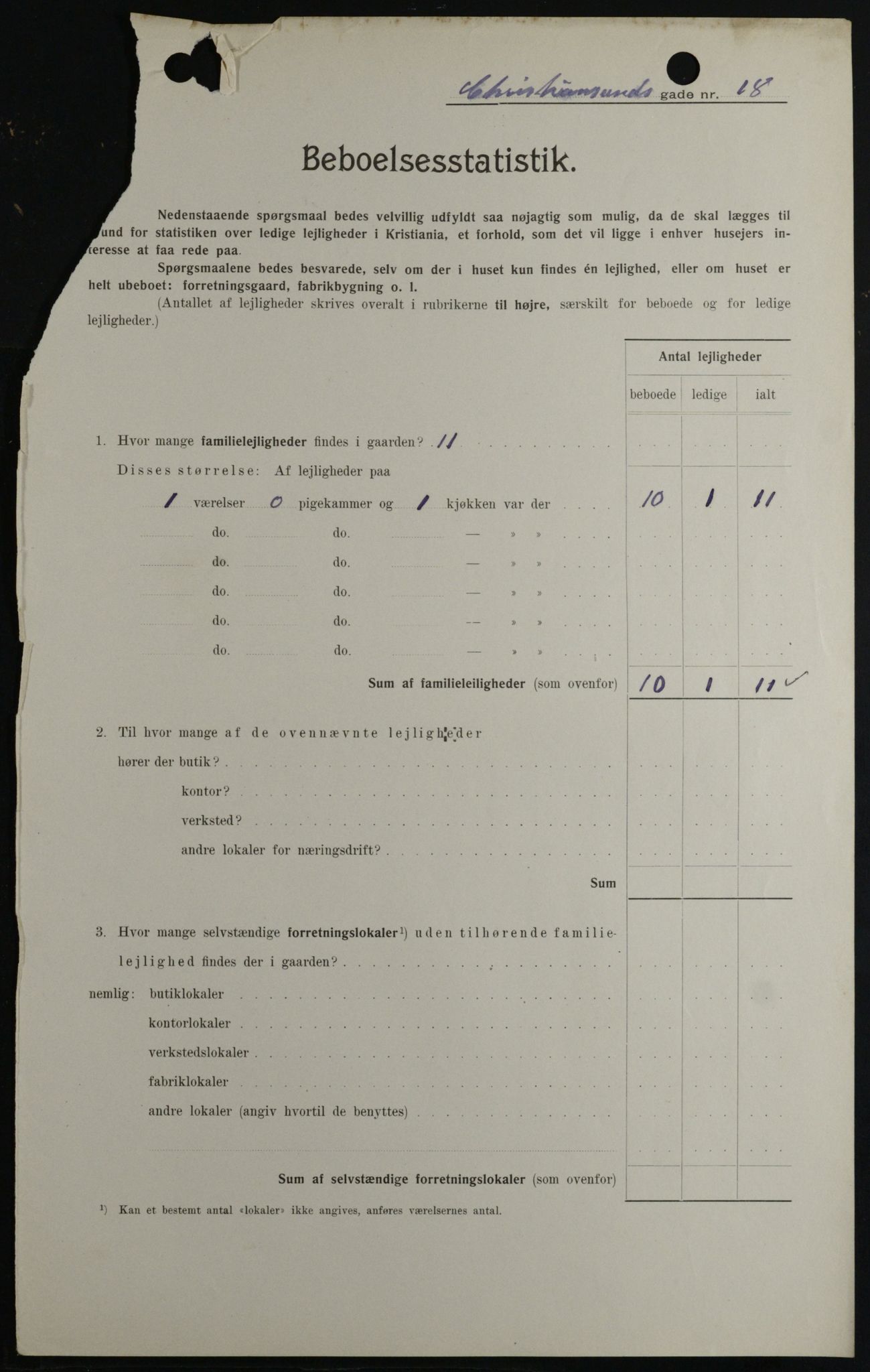 OBA, Municipal Census 1908 for Kristiania, 1908, p. 48808