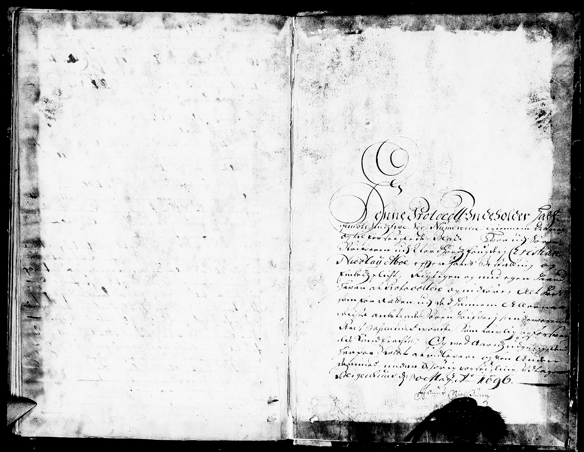 Nordhordland sorenskrivar, SAB/A-2901/1/F/Fa/L0026: Tingbok (justisprotokoll), 1696-1697