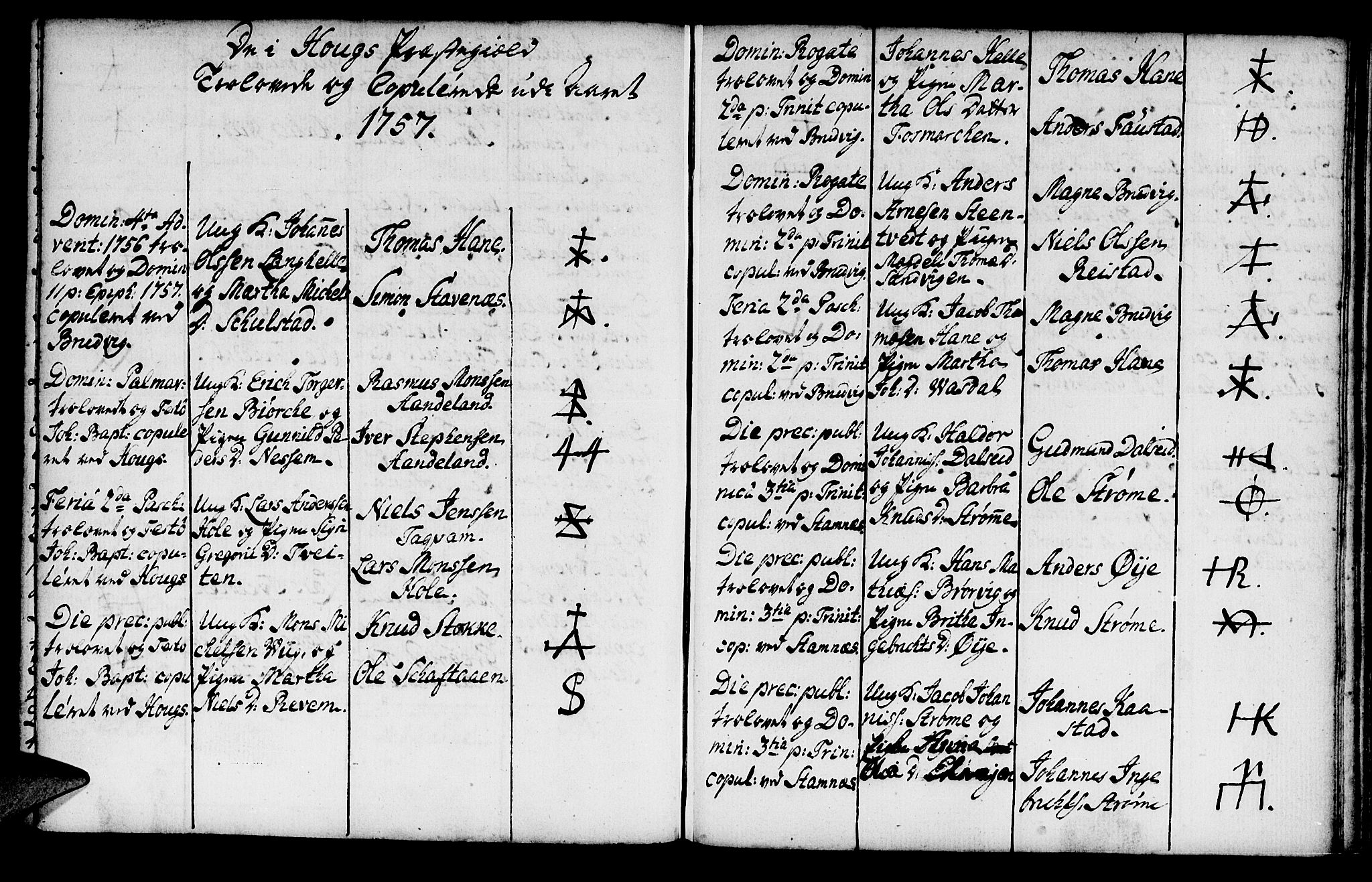 Haus sokneprestembete, SAB/A-75601/H/Haa: Parish register (official) no. A 8, 1754-1769, p. 153