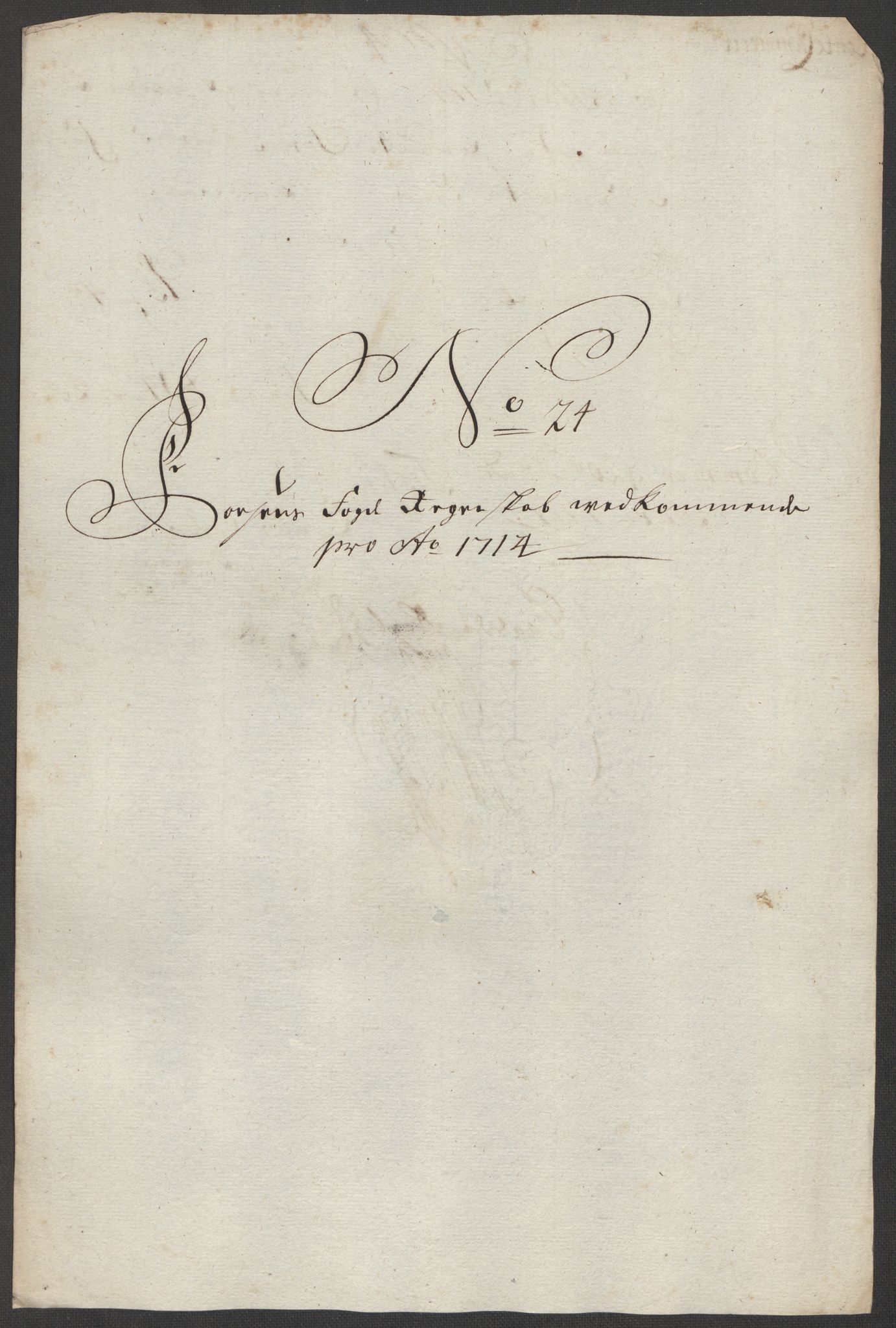 Rentekammeret inntil 1814, Reviderte regnskaper, Fogderegnskap, RA/EA-4092/R57/L3862: Fogderegnskap Fosen, 1714, p. 172