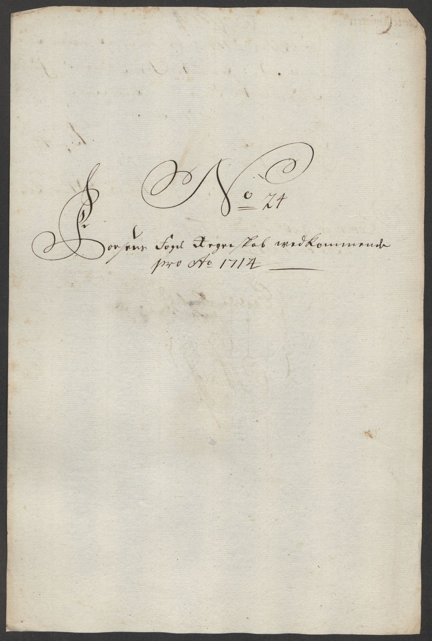 Rentekammeret inntil 1814, Reviderte regnskaper, Fogderegnskap, AV/RA-EA-4092/R57/L3862: Fogderegnskap Fosen, 1714, p. 172