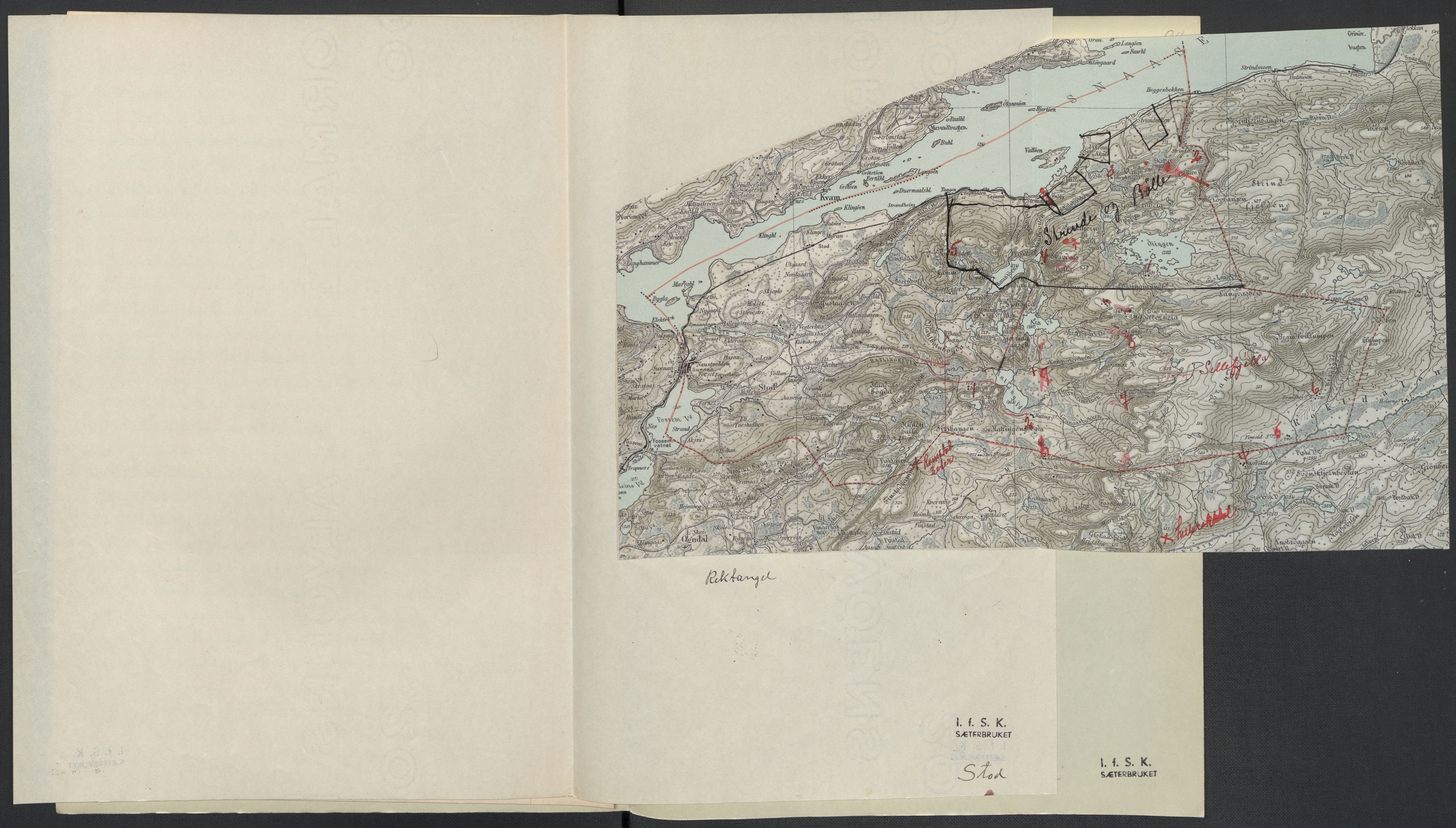 Instituttet for sammenlignende kulturforskning, AV/RA-PA-0424/F/Fc/L0015/0002: Eske B15: / Nord-Trøndelag (perm XLIII), 1933-1938