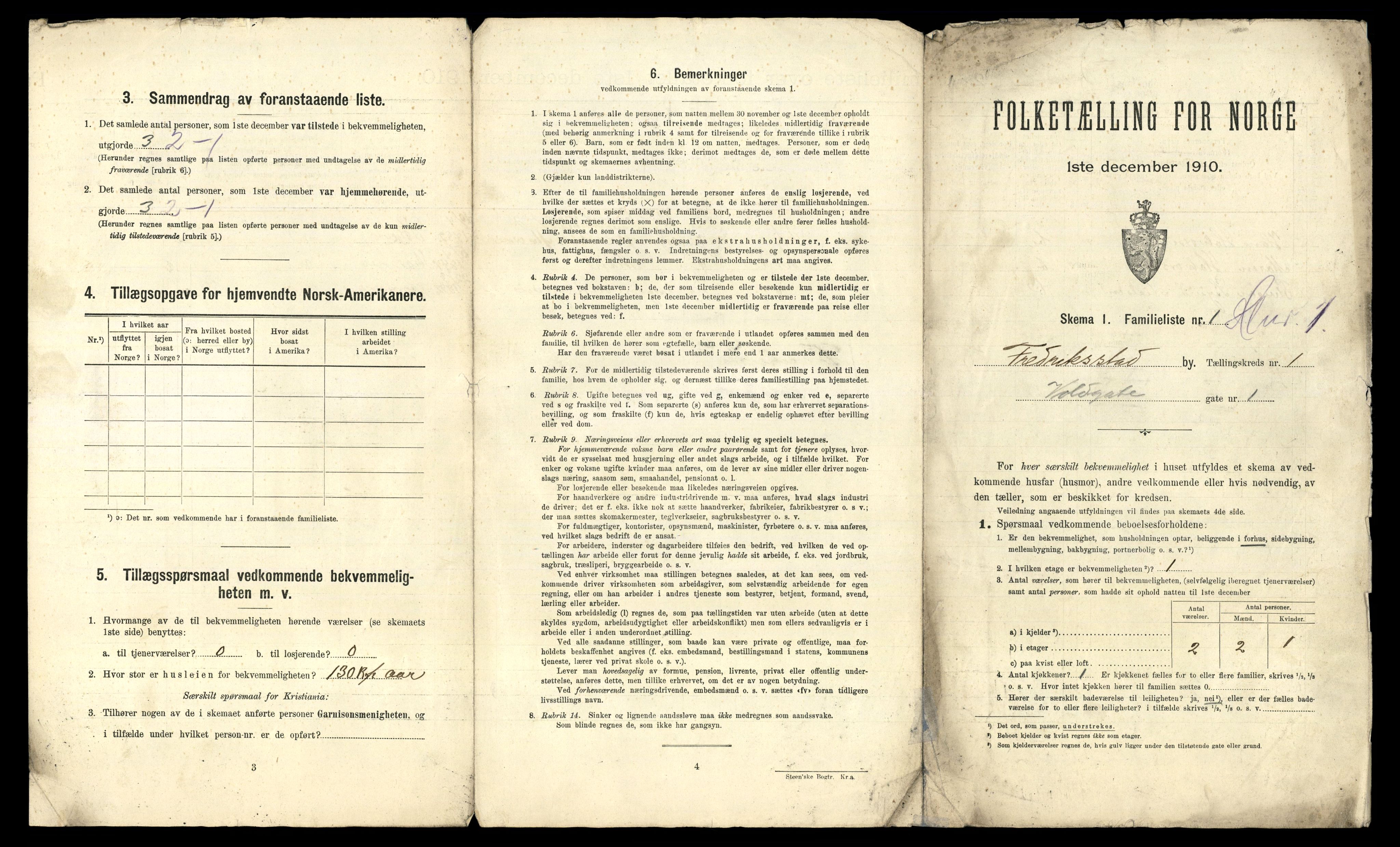 RA, 1910 census for Fredrikstad, 1910, p. 70