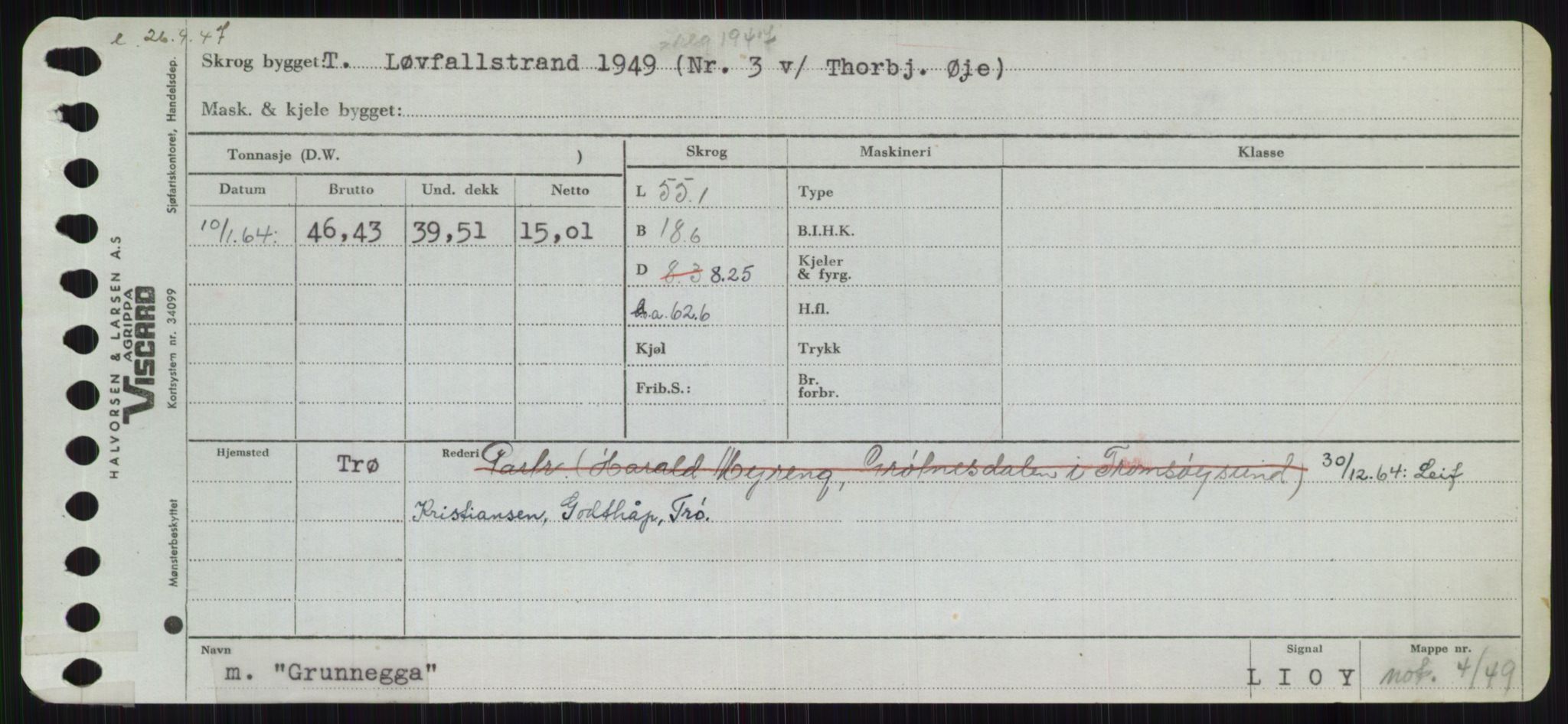 Sjøfartsdirektoratet med forløpere, Skipsmålingen, AV/RA-S-1627/H/Ha/L0002/0002: Fartøy, Eik-Hill / Fartøy, G-Hill, p. 283