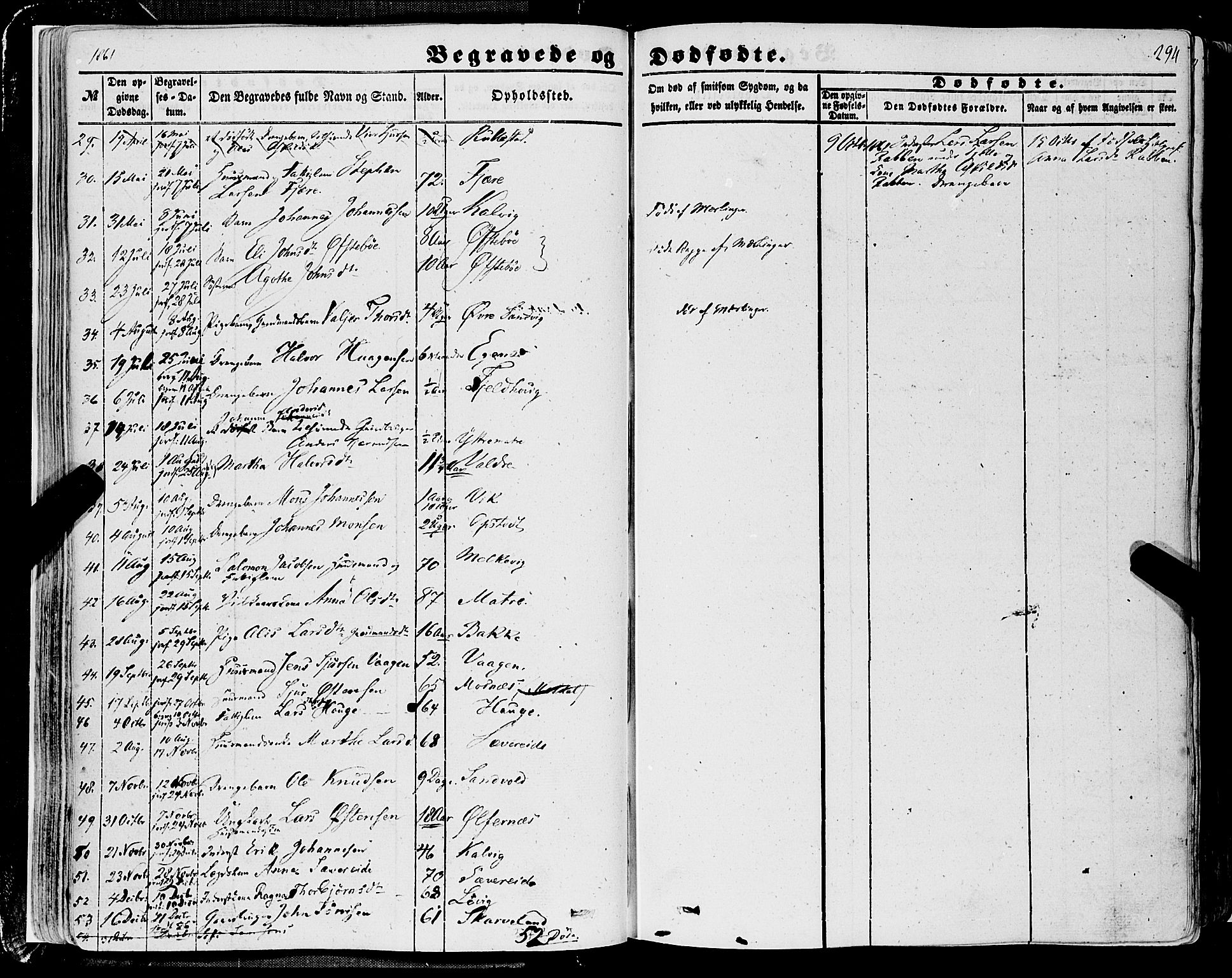 Skånevik sokneprestembete, AV/SAB-A-77801/H/Haa: Parish register (official) no. A 5II, 1848-1869, p. 294