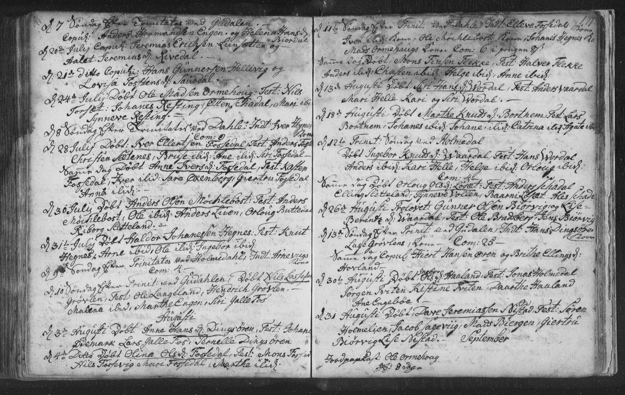 Fjaler sokneprestembete, AV/SAB-A-79801/H/Haa/Haaa/L0002: Parish register (official) no. A 2, 1779-1798, p. 171